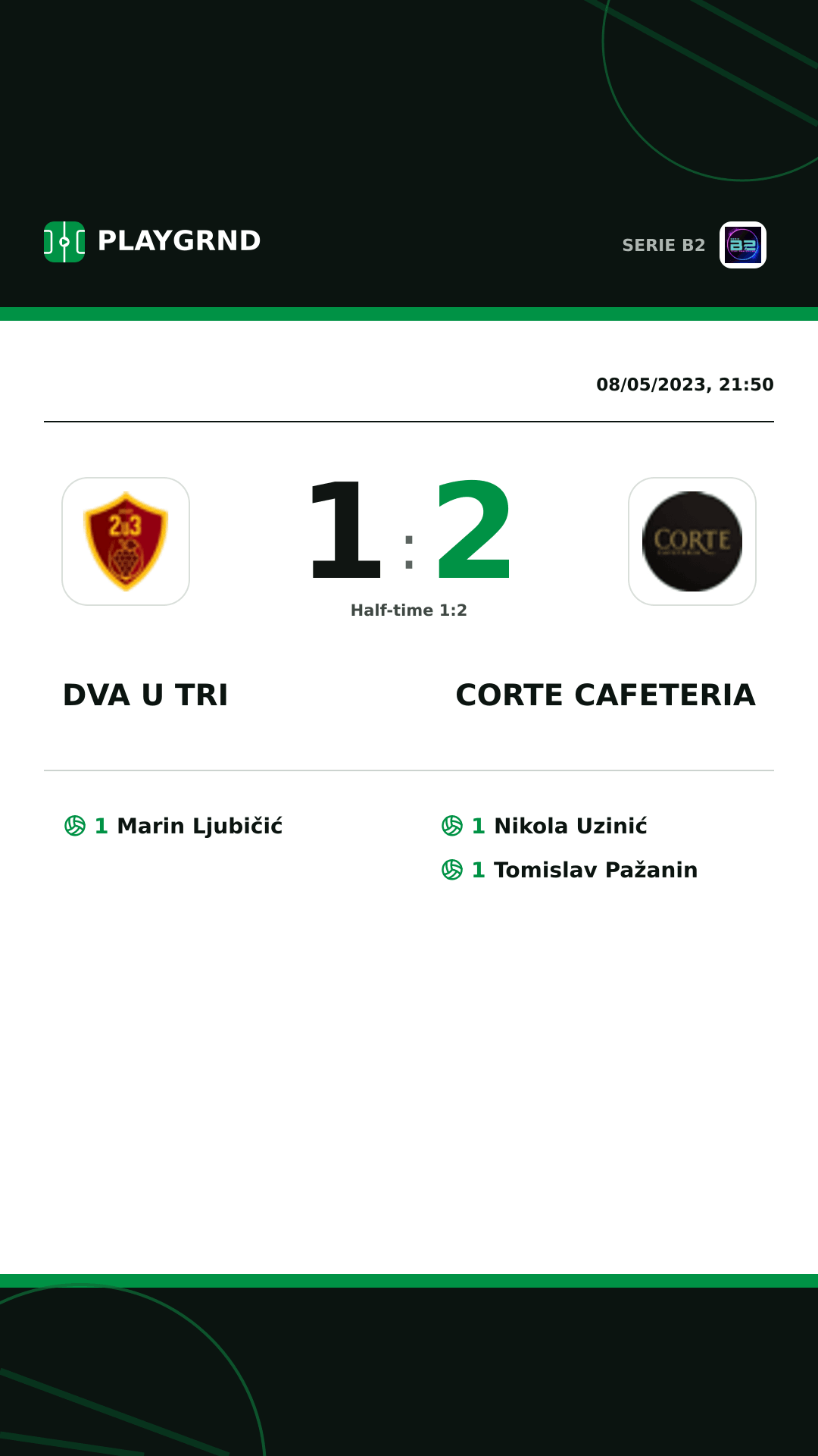 Instagram artwork: Dva U Tri 1:2 Corte Cafeteria