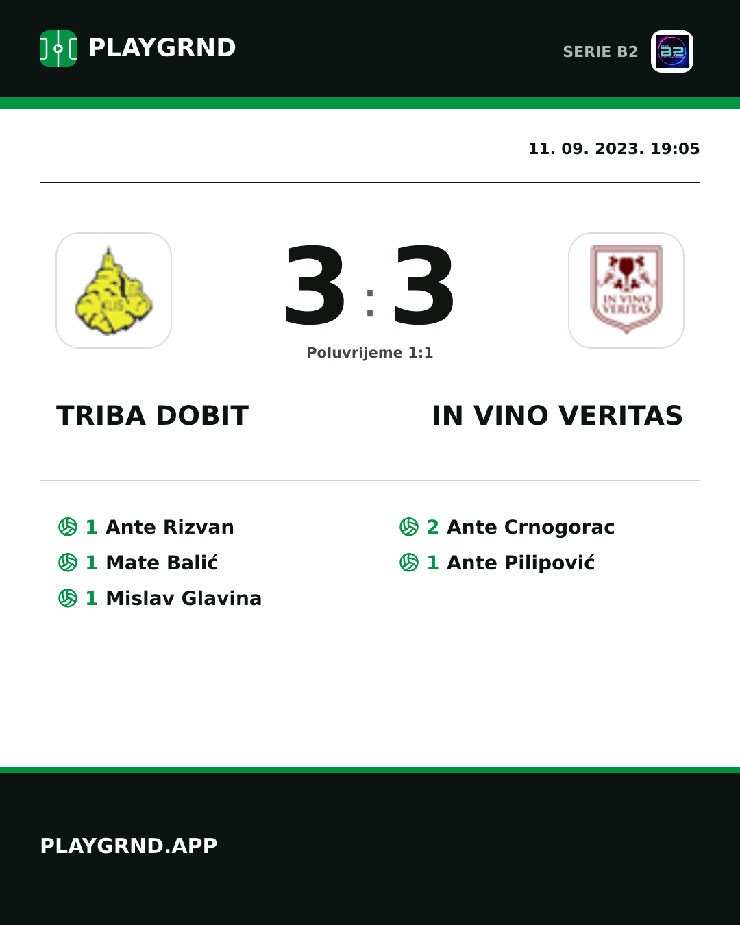 Instagram slika: Triba Dobit 3:3 IN Vino Veritas