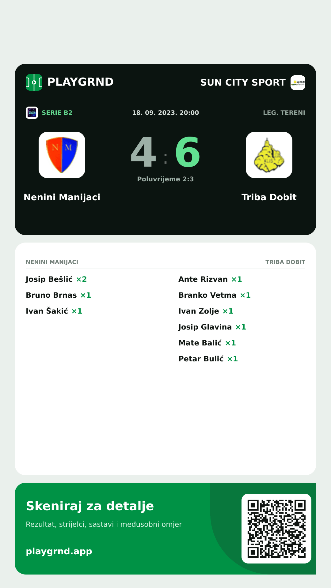 Story image: Nenini Manijaci 4:6 Triba Dobit