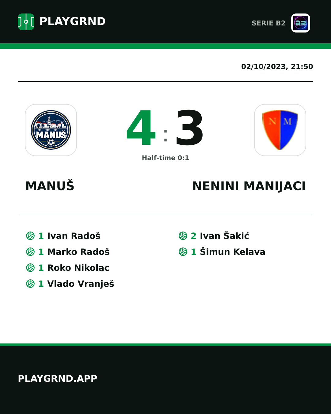 Instagram artwork: Manuš 4:3 Nenini Manijaci