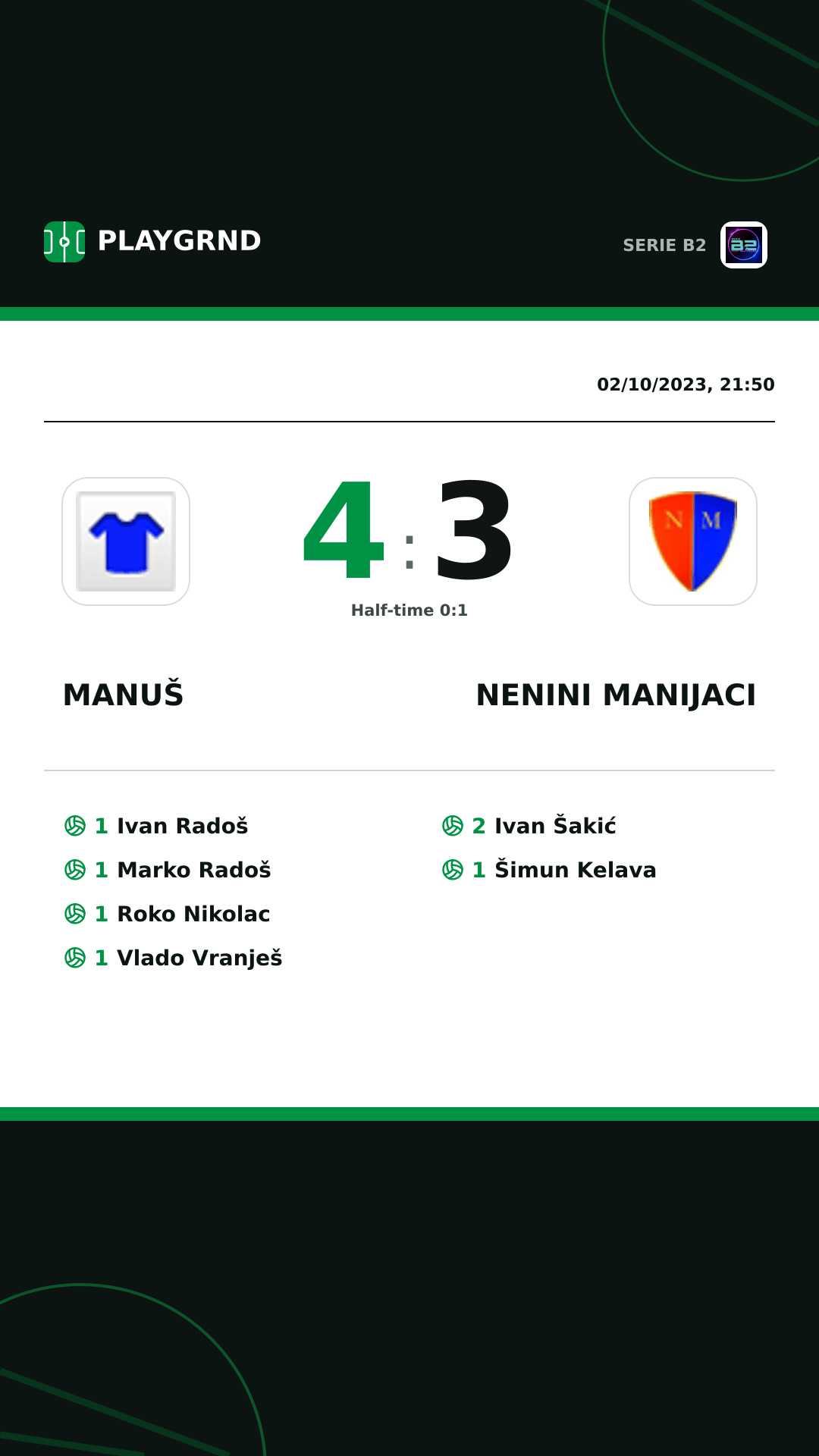 Instagram artwork: Manuš 4:3 Nenini Manijaci