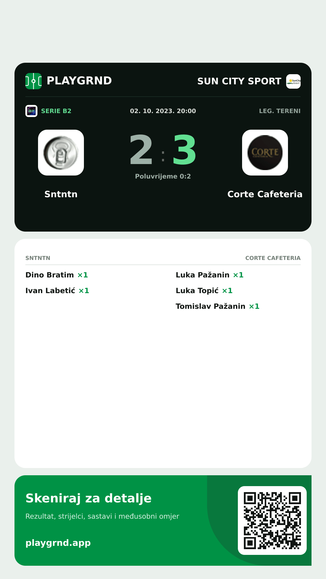 Story slika: Sntntn 2:3 Corte Cafeteria