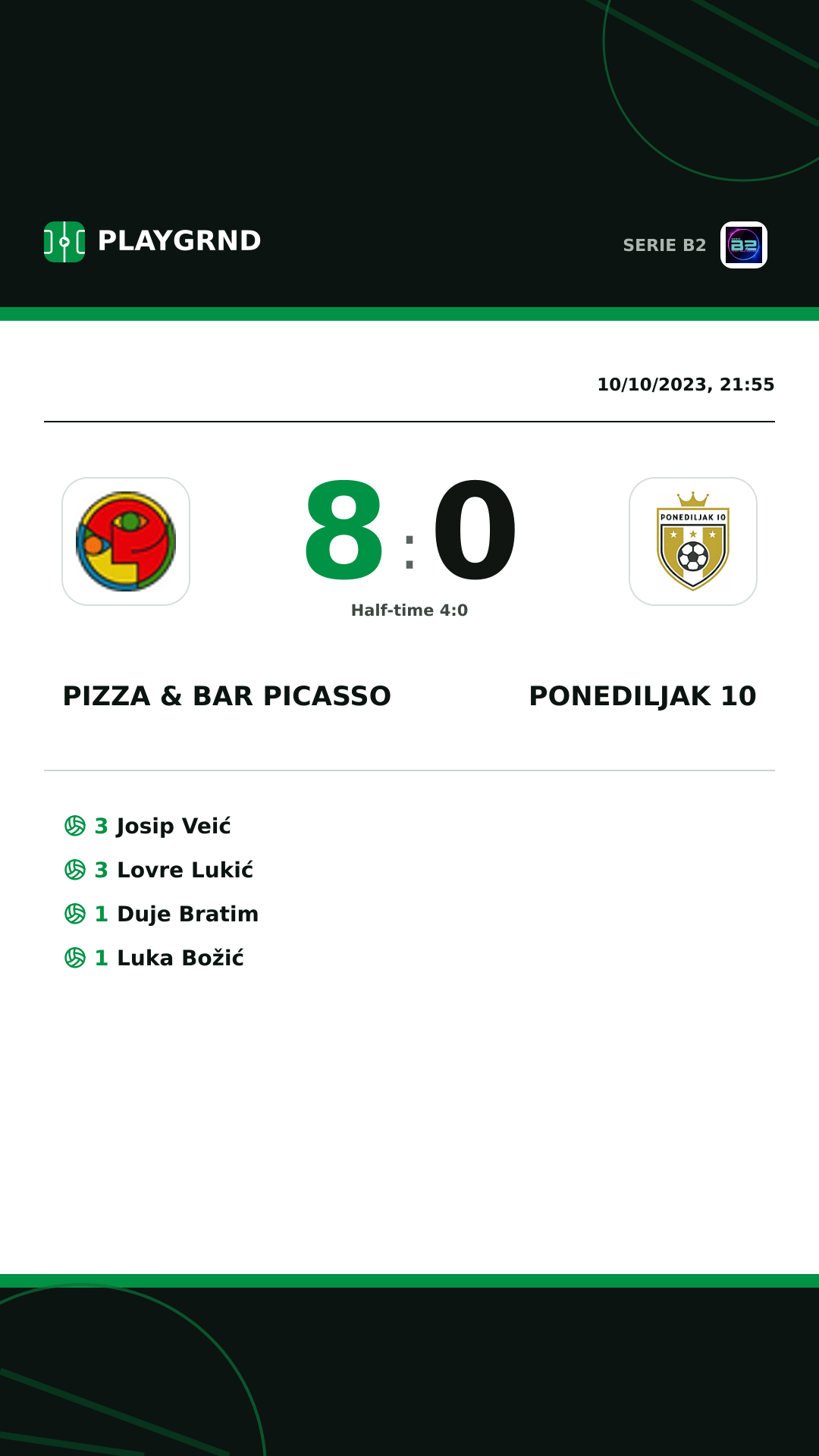 Instagram artwork: Pizza & Bar Picasso 8:0 Ponediljak 10