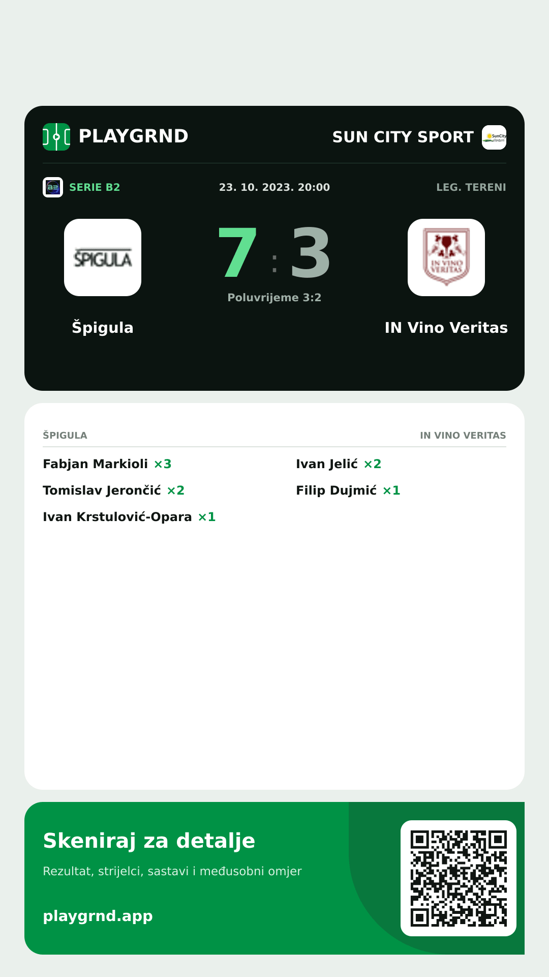 Story slika: Špigula 7:3 IN Vino Veritas
