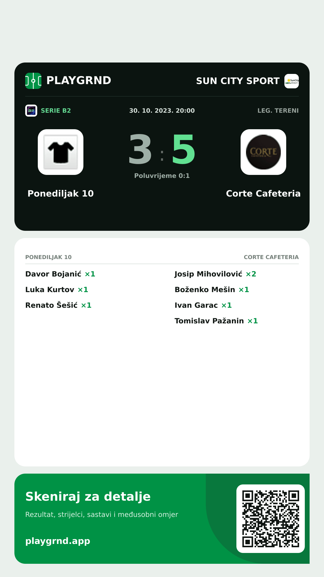 Story slika: Ponediljak 10 3:5 Corte Cafeteria