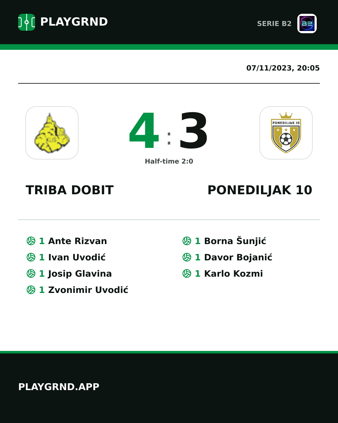 Instagram artwork: Triba Dobit 4:3 Ponediljak 10