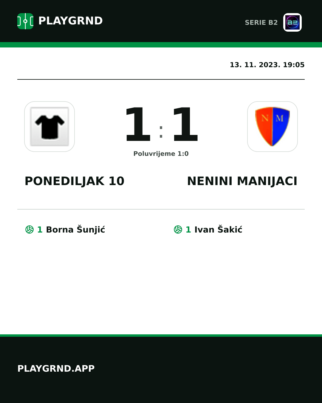 Instagram slika: Ponediljak 10 1:1 Nenini Manijaci