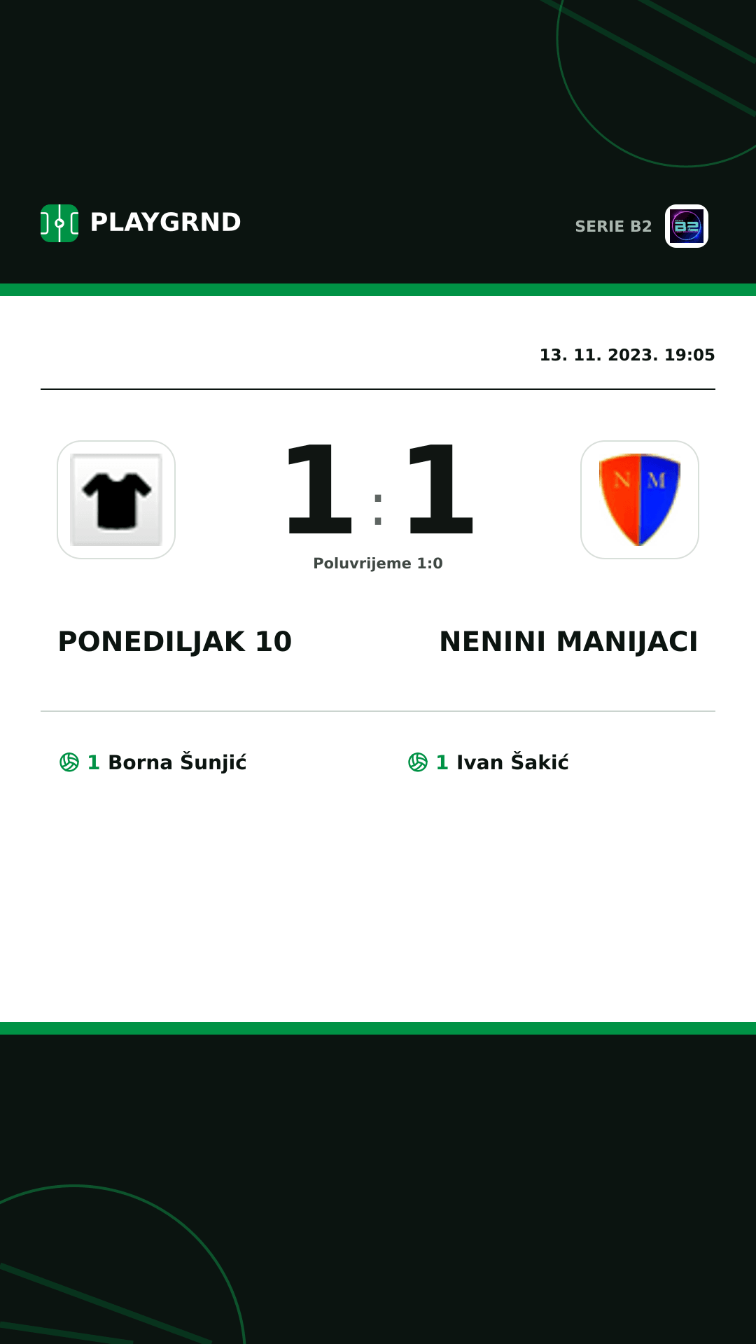 Instagram slika: Ponediljak 10 1:1 Nenini Manijaci