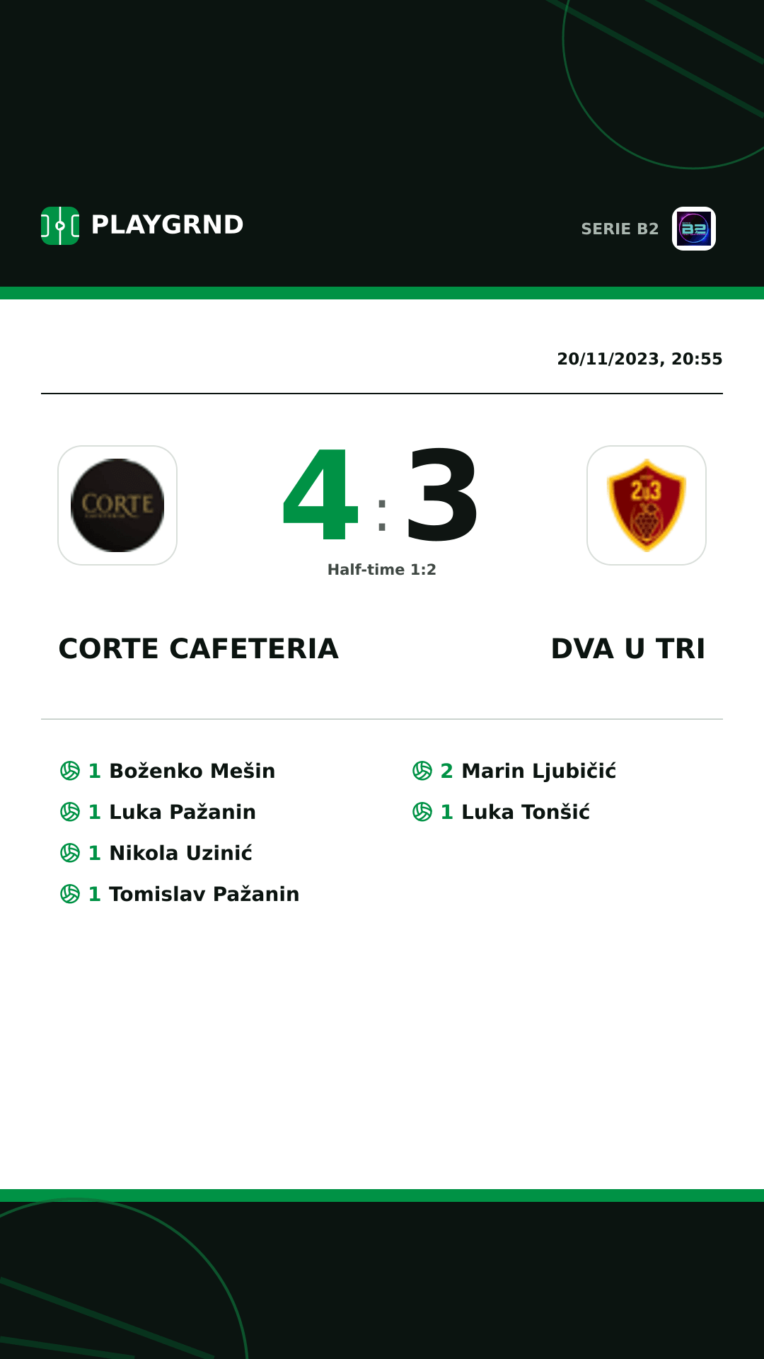 Instagram artwork: Corte Cafeteria 4:3 Dva U Tri