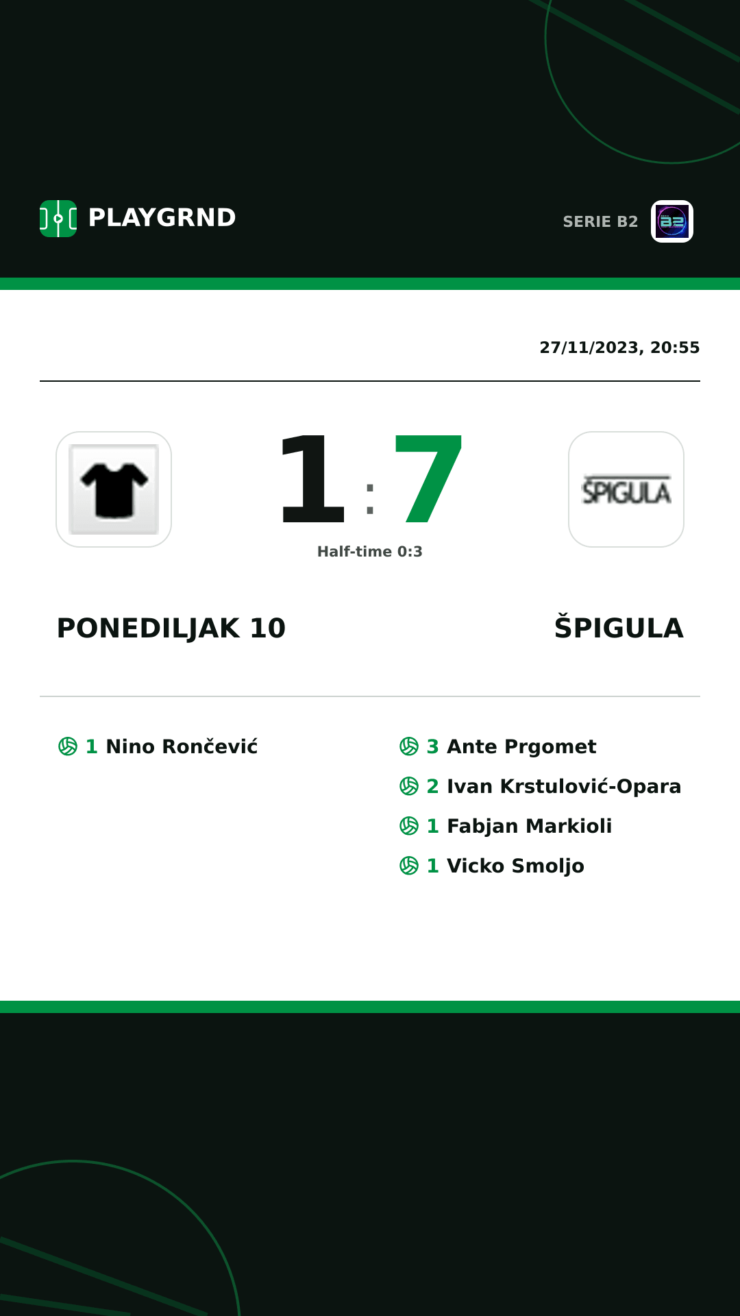 Instagram artwork: Ponediljak 10 1:7 Špigula