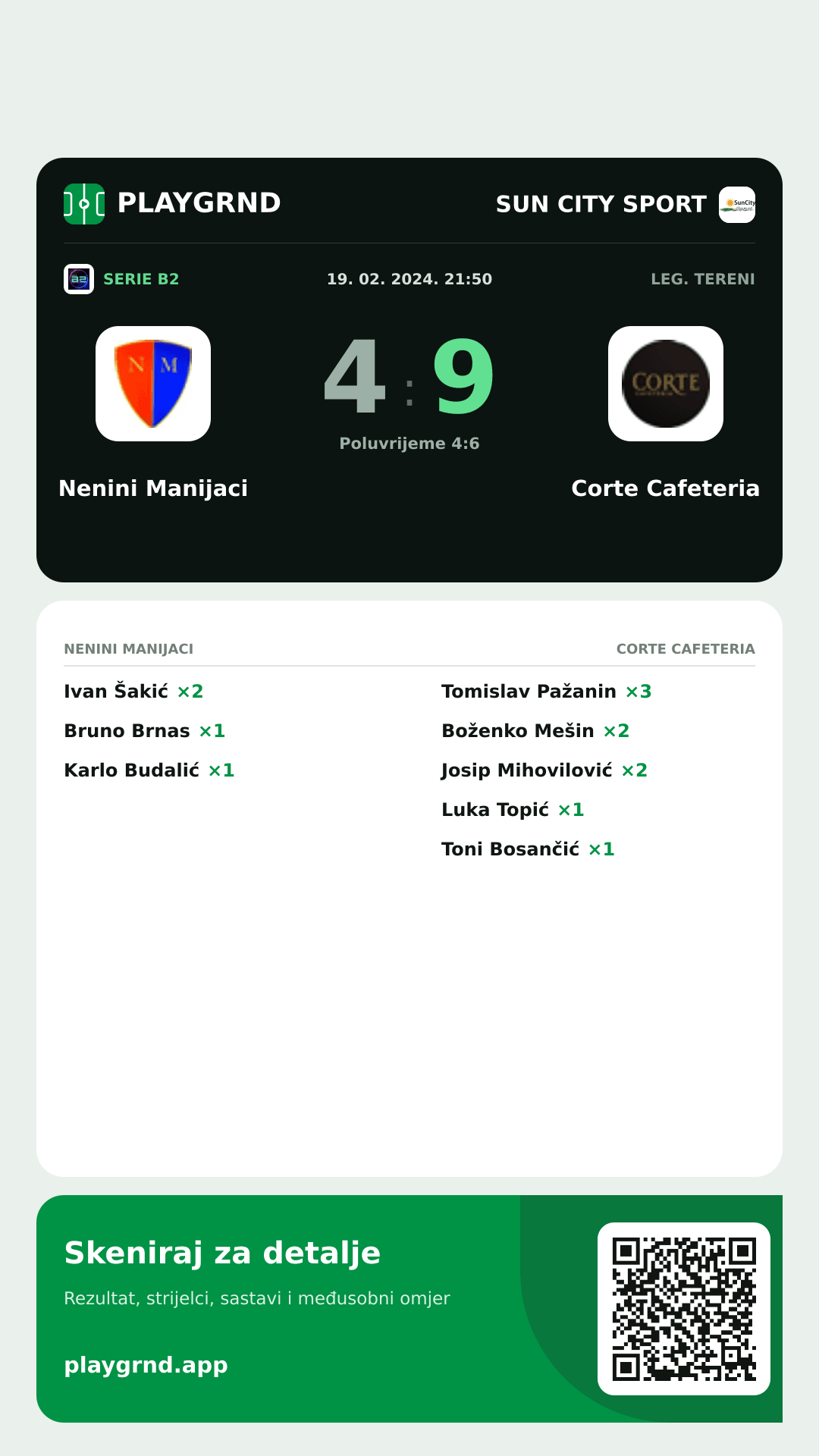 Story slika: Nenini Manijaci 4:9 Corte Cafeteria