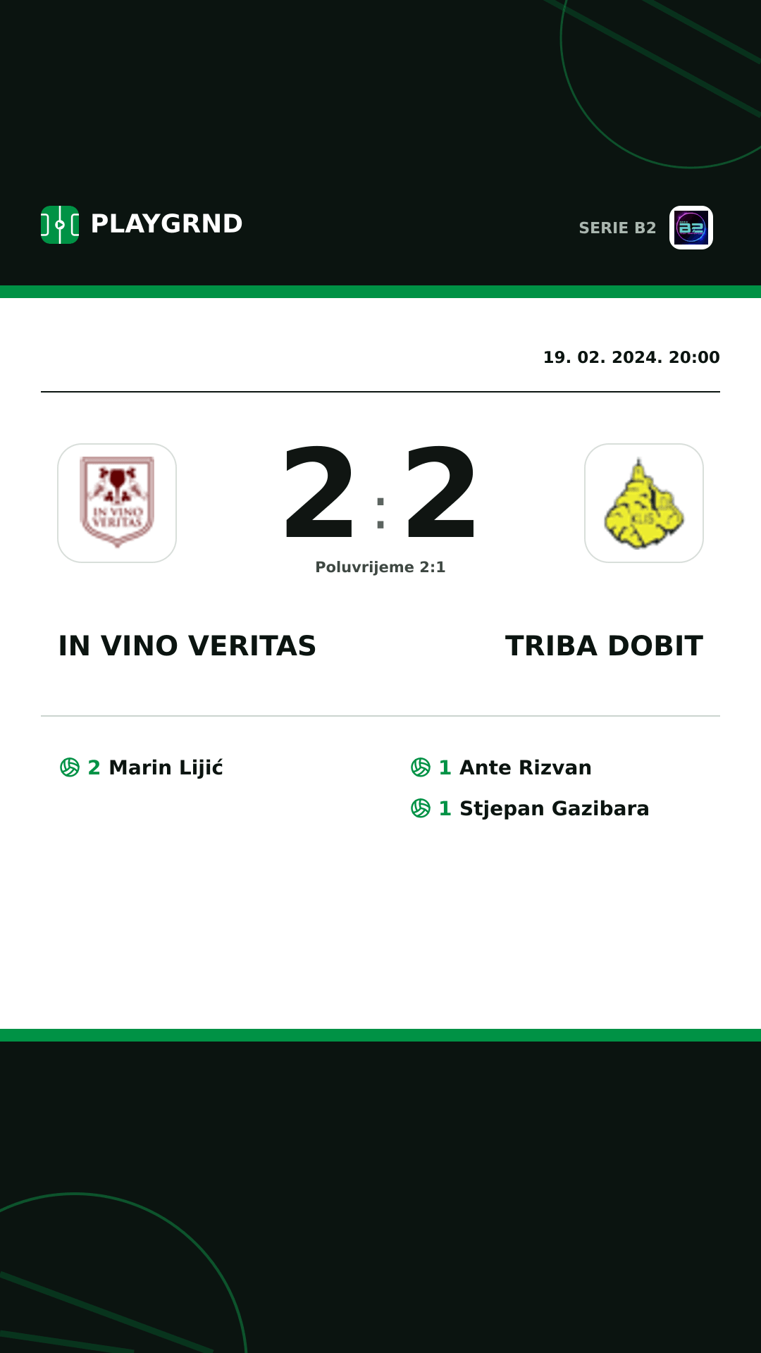 Instagram slika: IN Vino Veritas 2:2 Triba Dobit