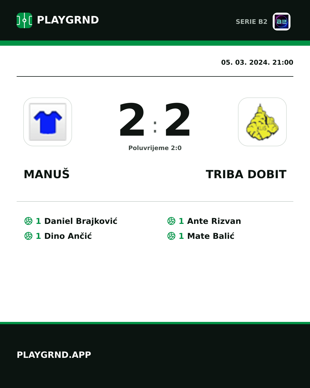Instagram slika: Manuš 2:2 Triba Dobit
