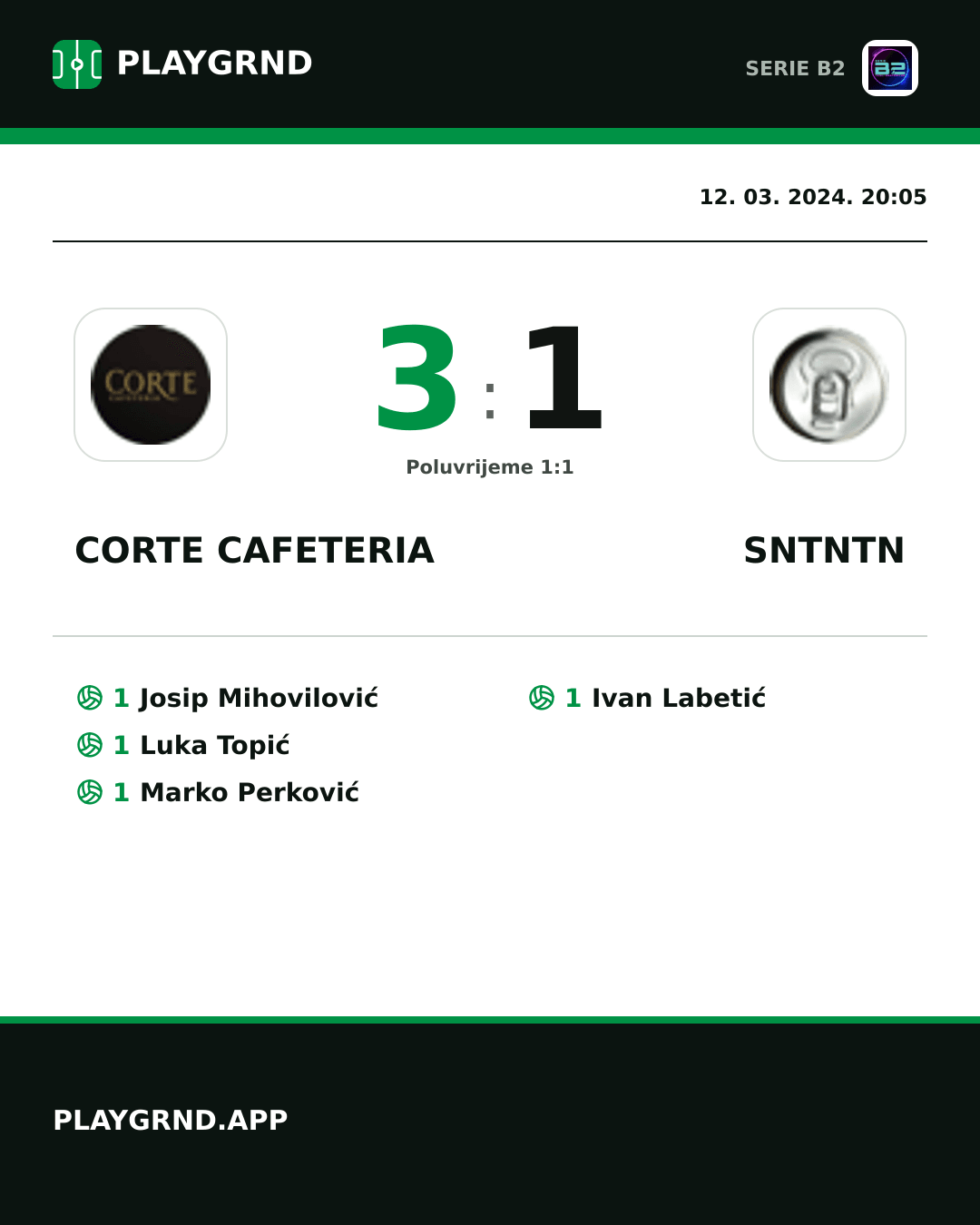 Instagram slika: Corte Cafeteria 3:1 Sntntn