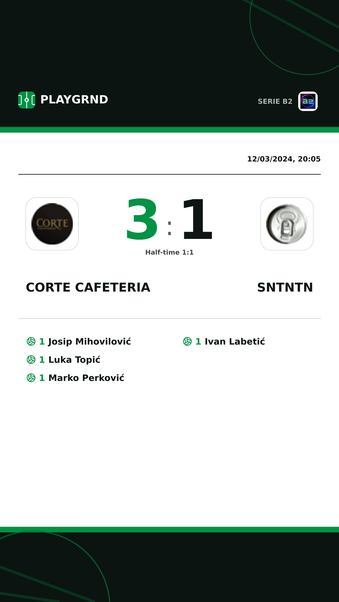 Instagram artwork: Corte Cafeteria 3:1 Sntntn