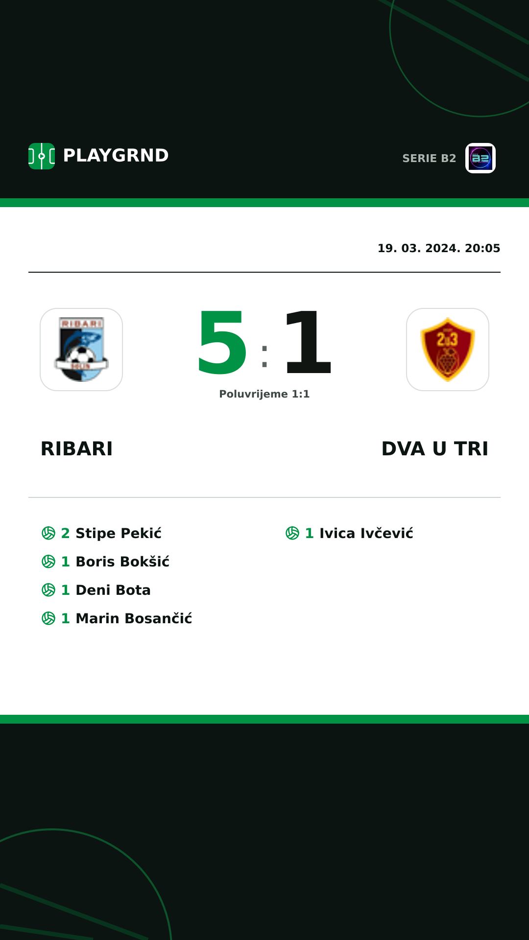 Instagram slika: Ribari 5:1 Dva U Tri