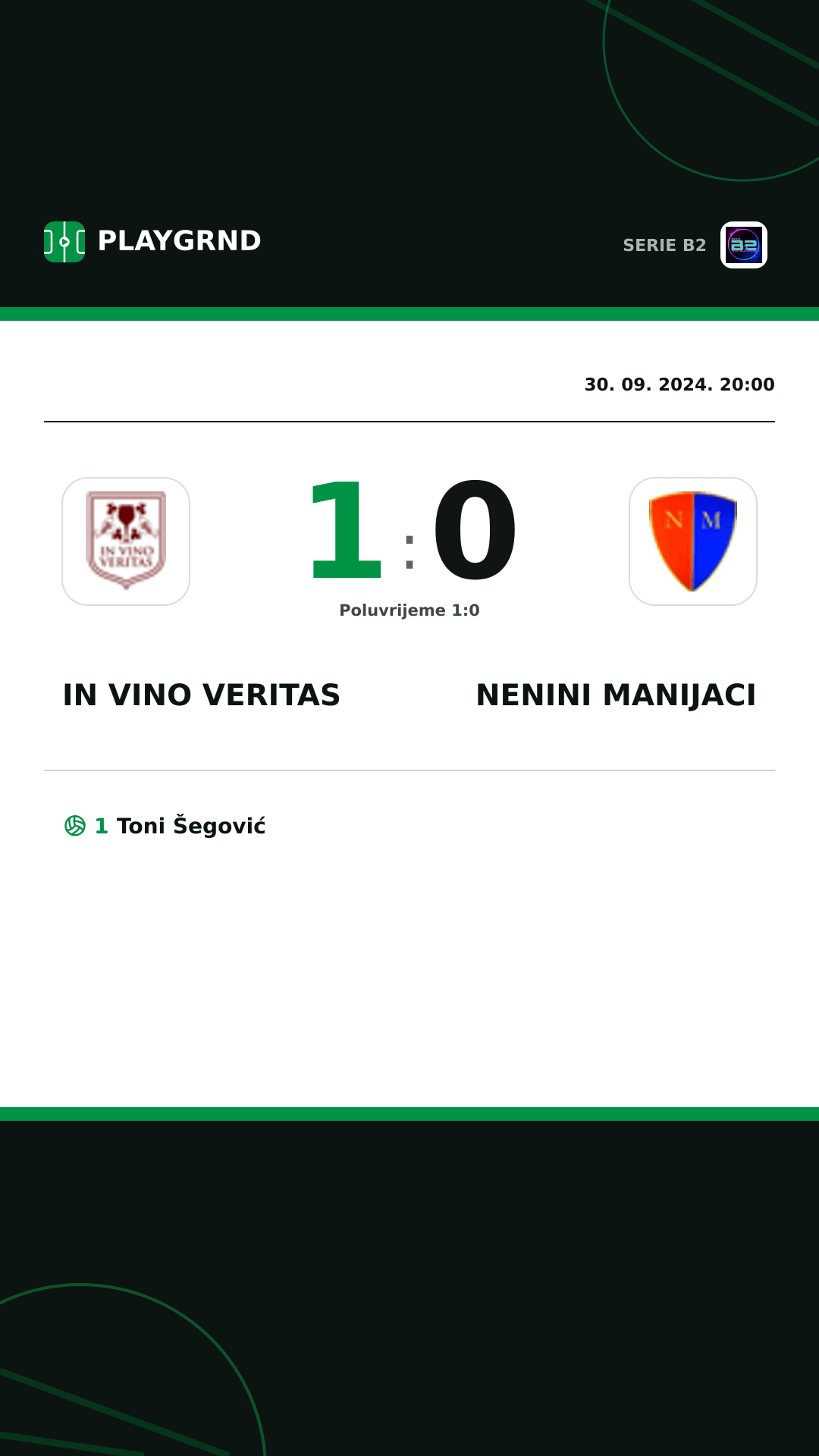 Instagram slika: IN Vino Veritas 1:0 Nenini Manijaci