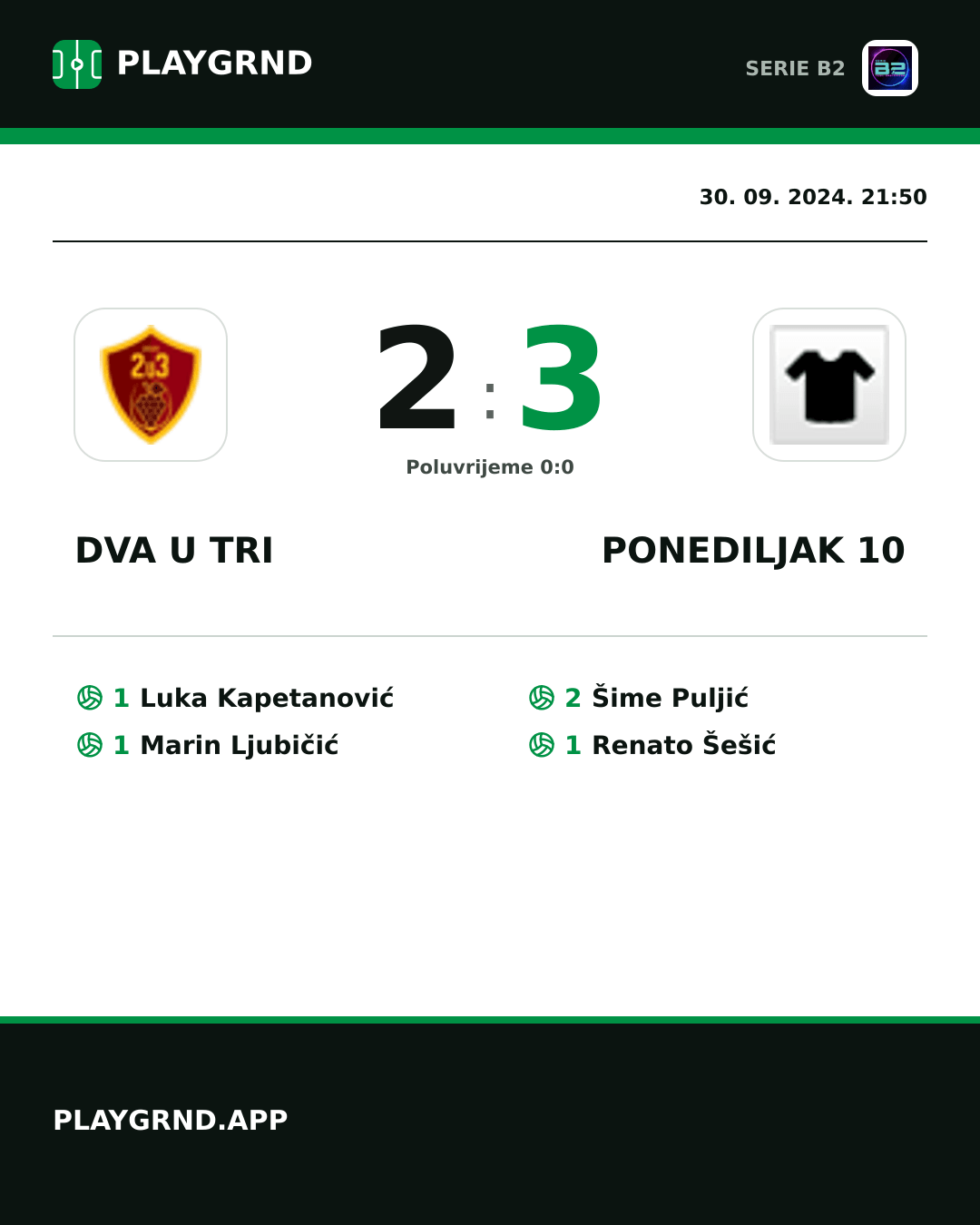 Instagram slika: Dva U Tri 2:3 Ponediljak 10