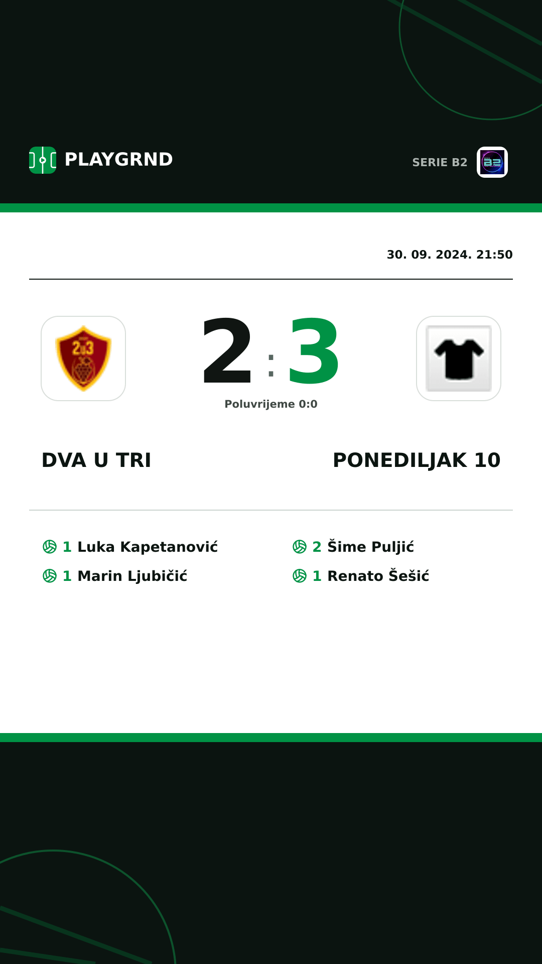 Instagram slika: Dva U Tri 2:3 Ponediljak 10