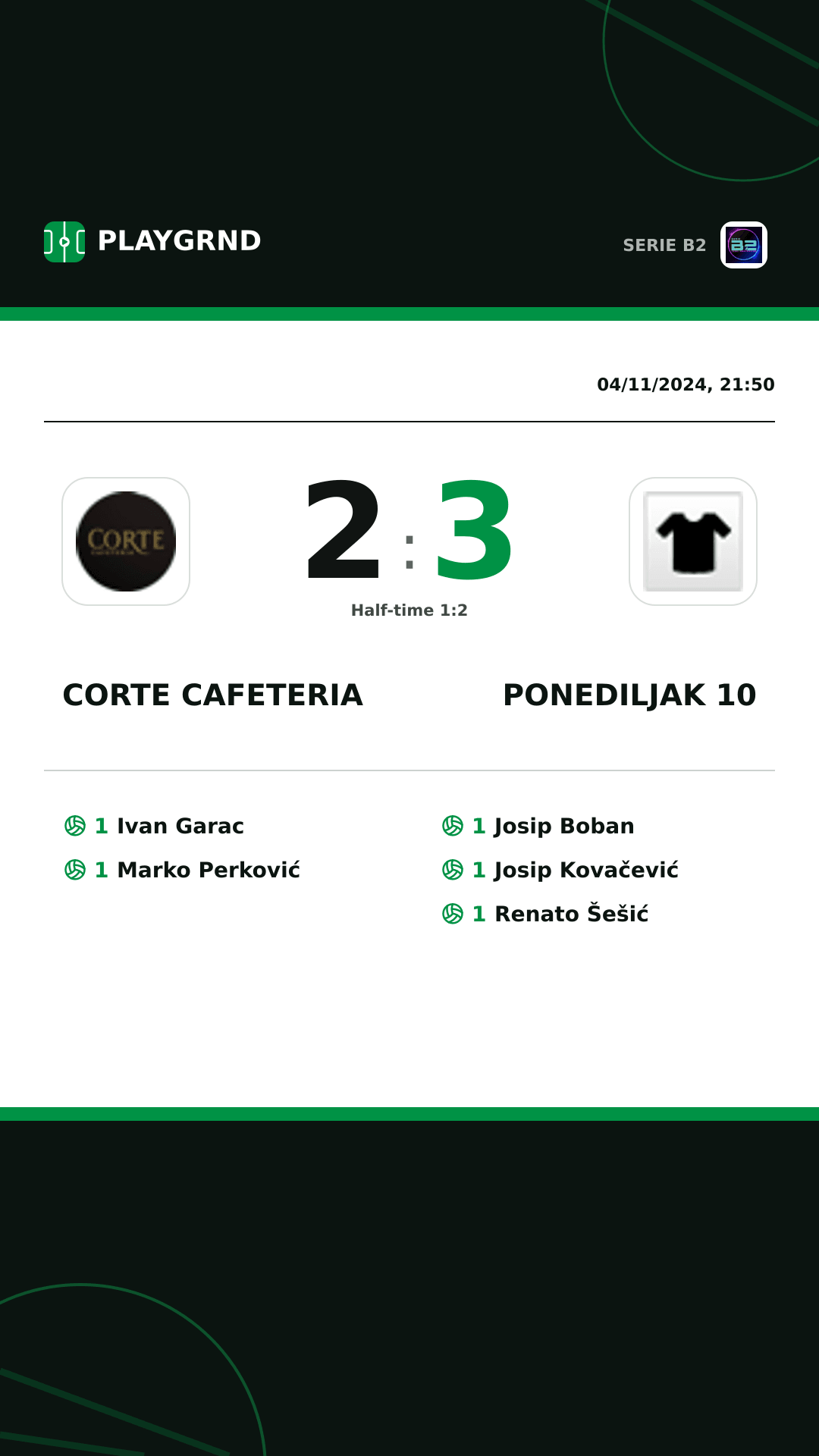 Instagram artwork: Corte Cafeteria 2:3 Ponediljak 10