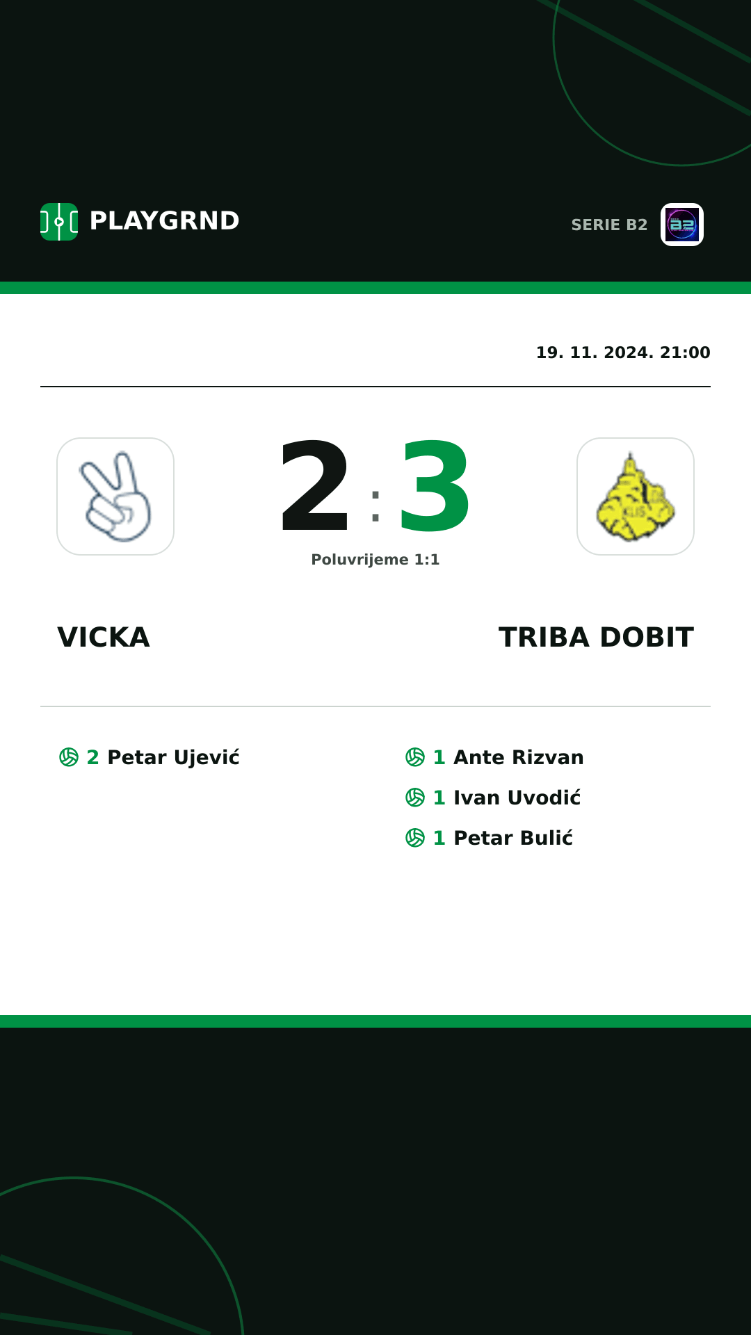 Instagram slika: Vicka 2:3 Triba Dobit
