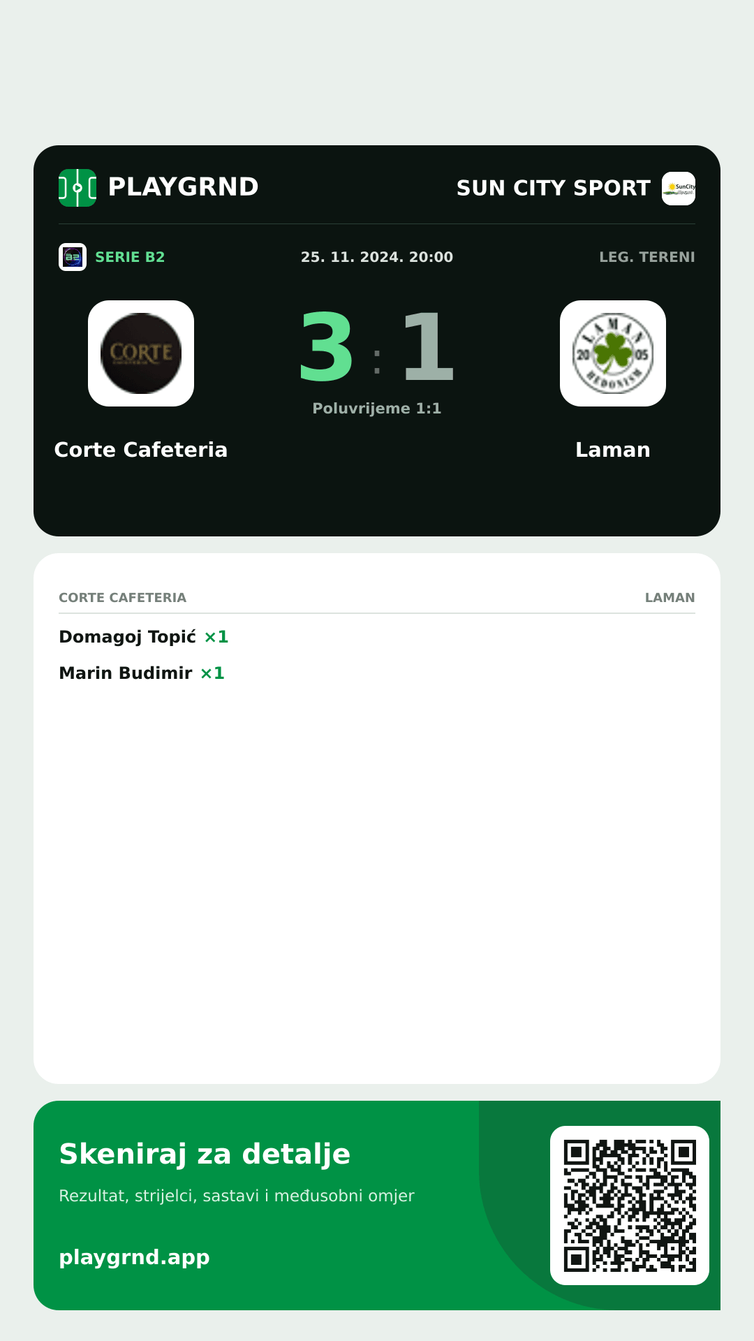 Story slika: Corte Cafeteria 3:1 Laman