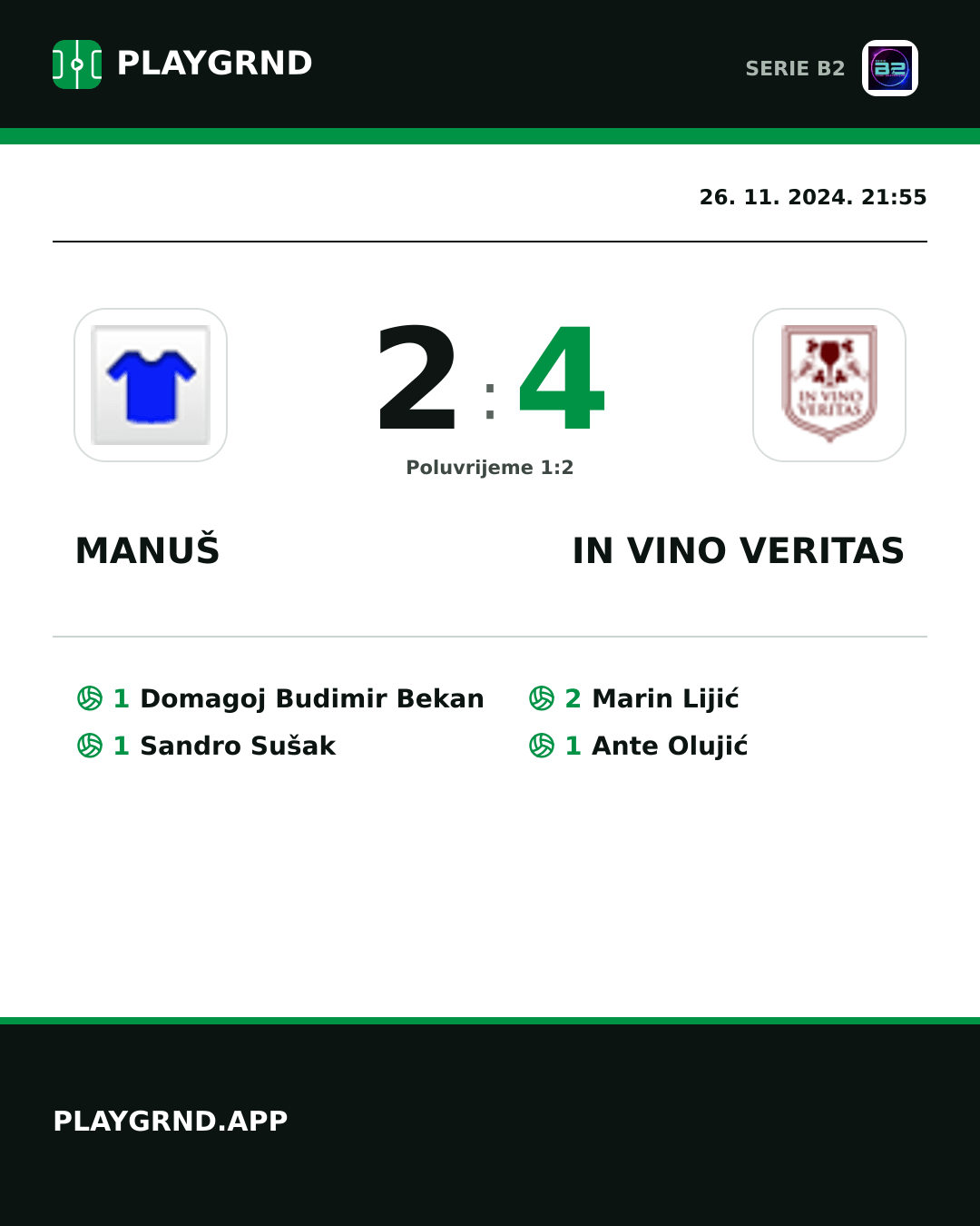Instagram slika: Manuš 2:4 IN Vino Veritas