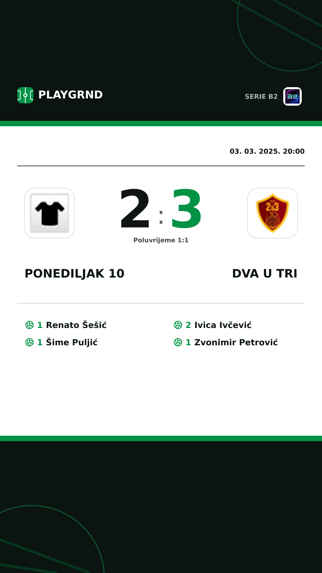 Instagram slika: Ponediljak 10 2:3 Dva U Tri