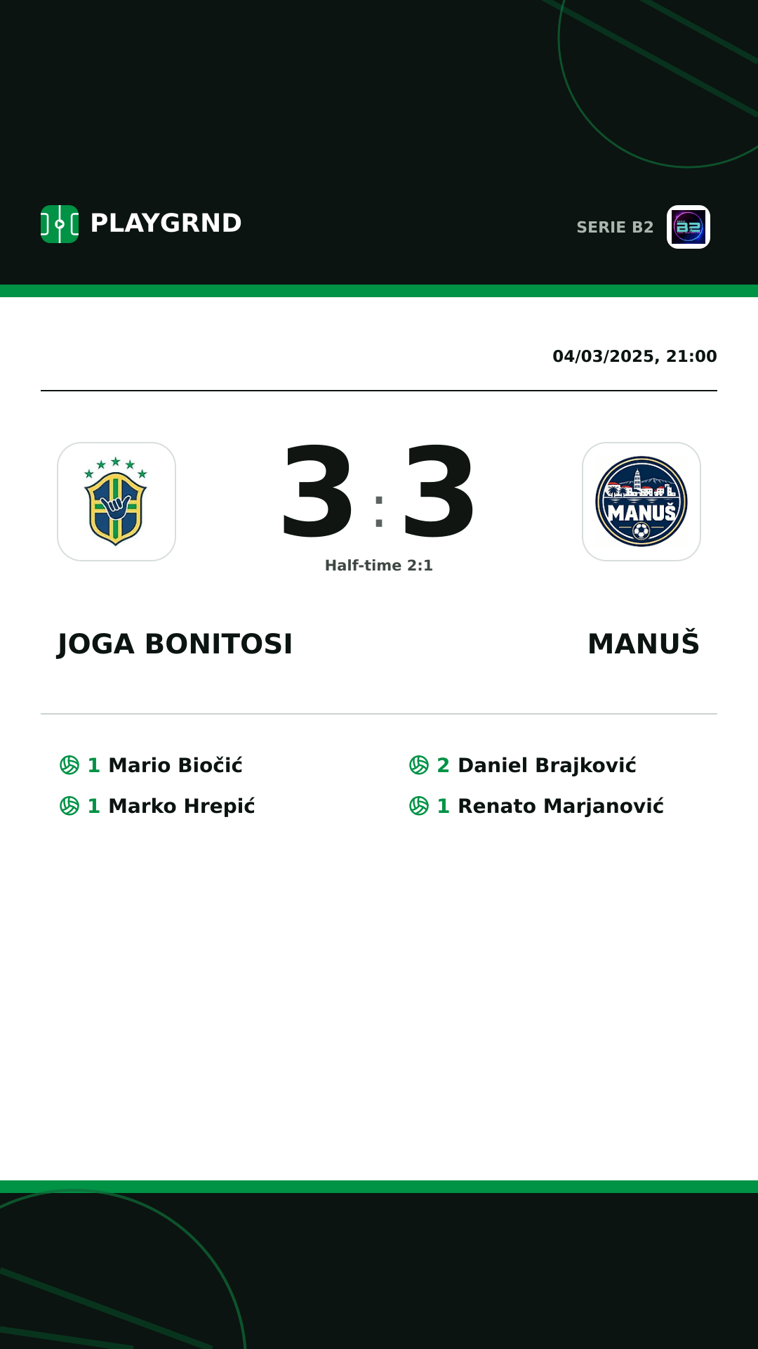 Instagram artwork: Joga Bonitosi 3:3 Manuš