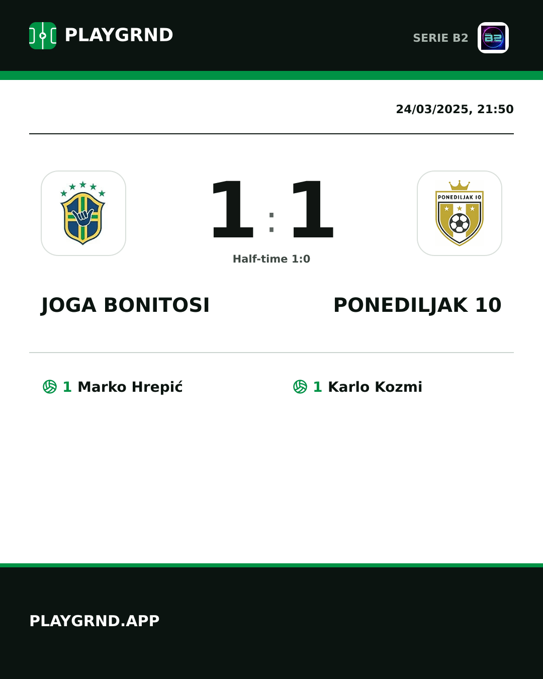Instagram artwork: Joga Bonitosi 1:1 Ponediljak 10