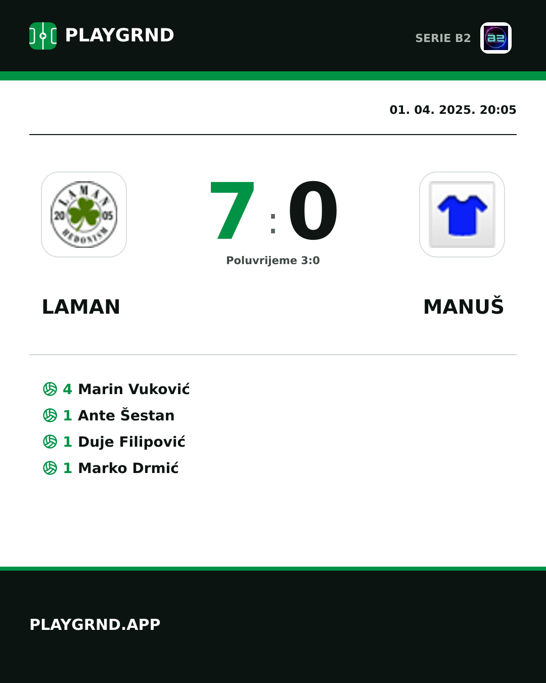 Instagram slika: Laman 7:0 Manuš