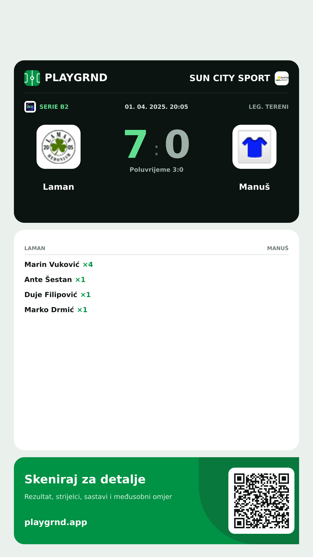 Story slika: Laman 7:0 Manuš