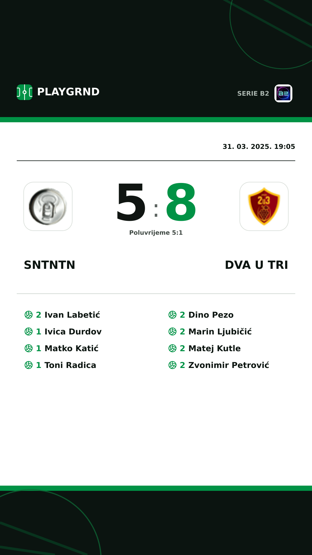 Instagram slika: Sntntn 5:8 Dva U Tri