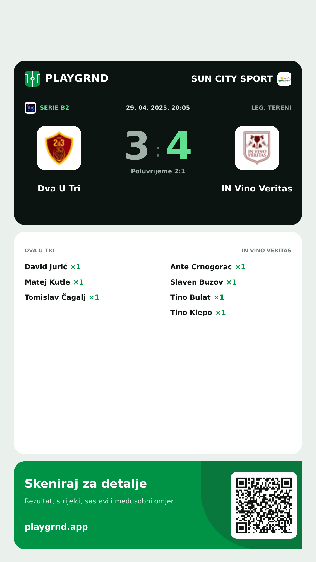 Story slika: Dva U Tri 3:4 IN Vino Veritas