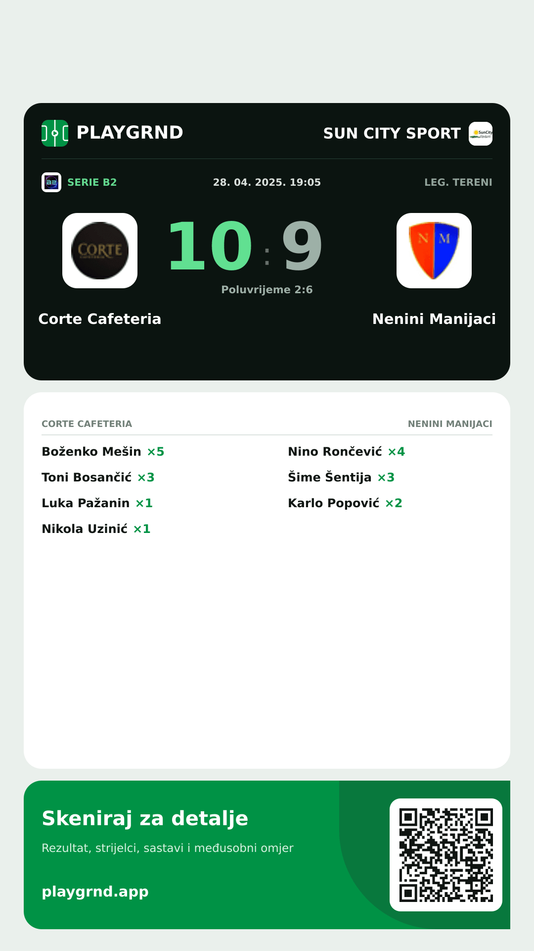 Story slika: Corte Cafeteria 10:9 Nenini Manijaci