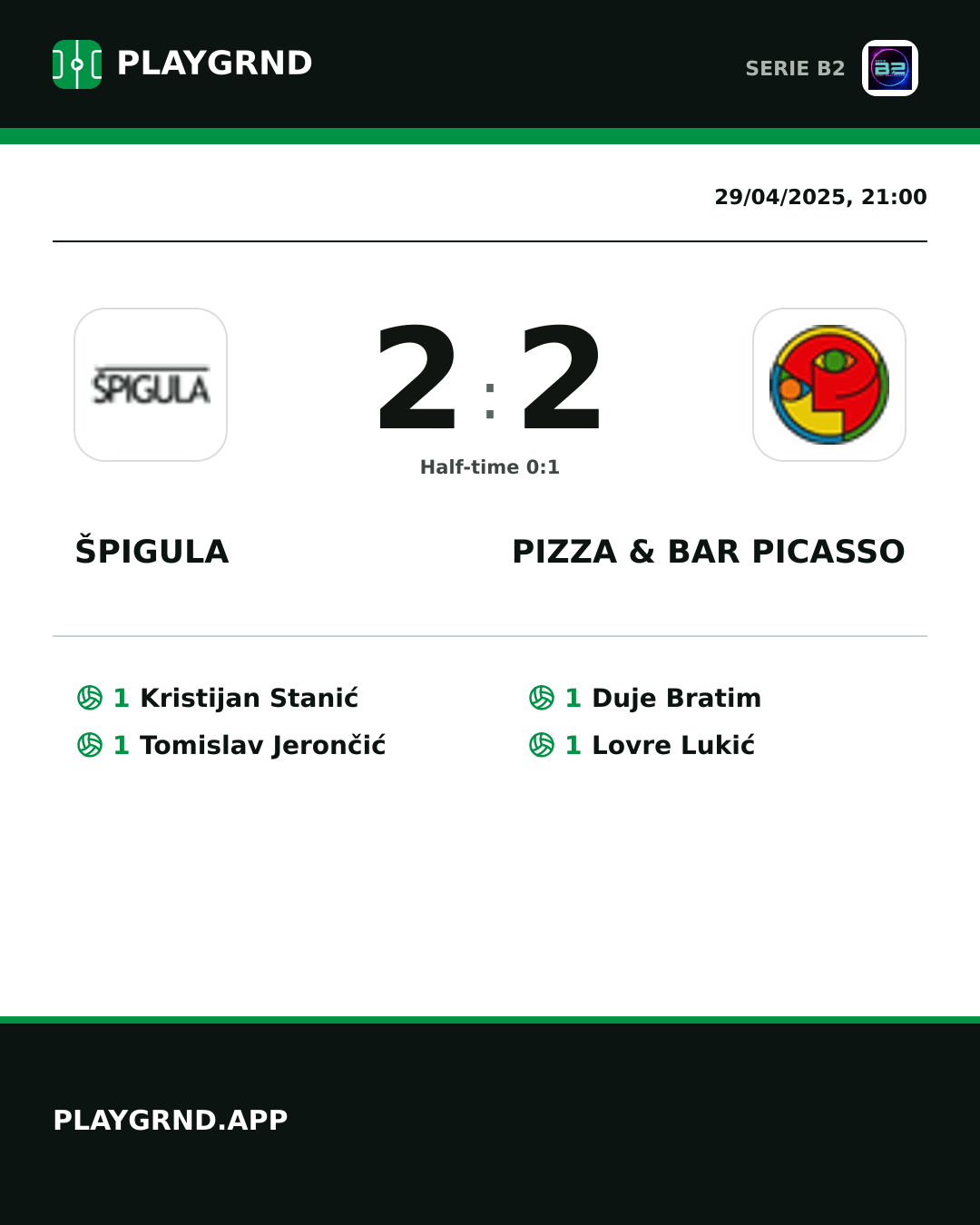 Instagram artwork: Špigula 2:2 Pizza & Bar Picasso