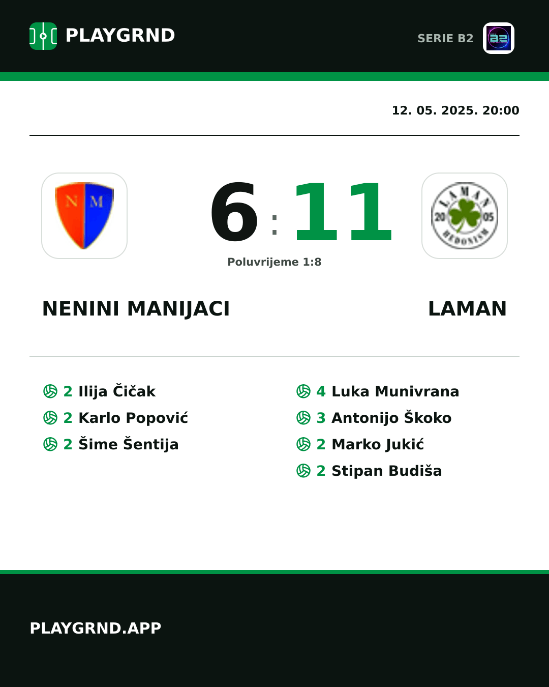 Instagram slika: Nenini Manijaci 6:11 Laman