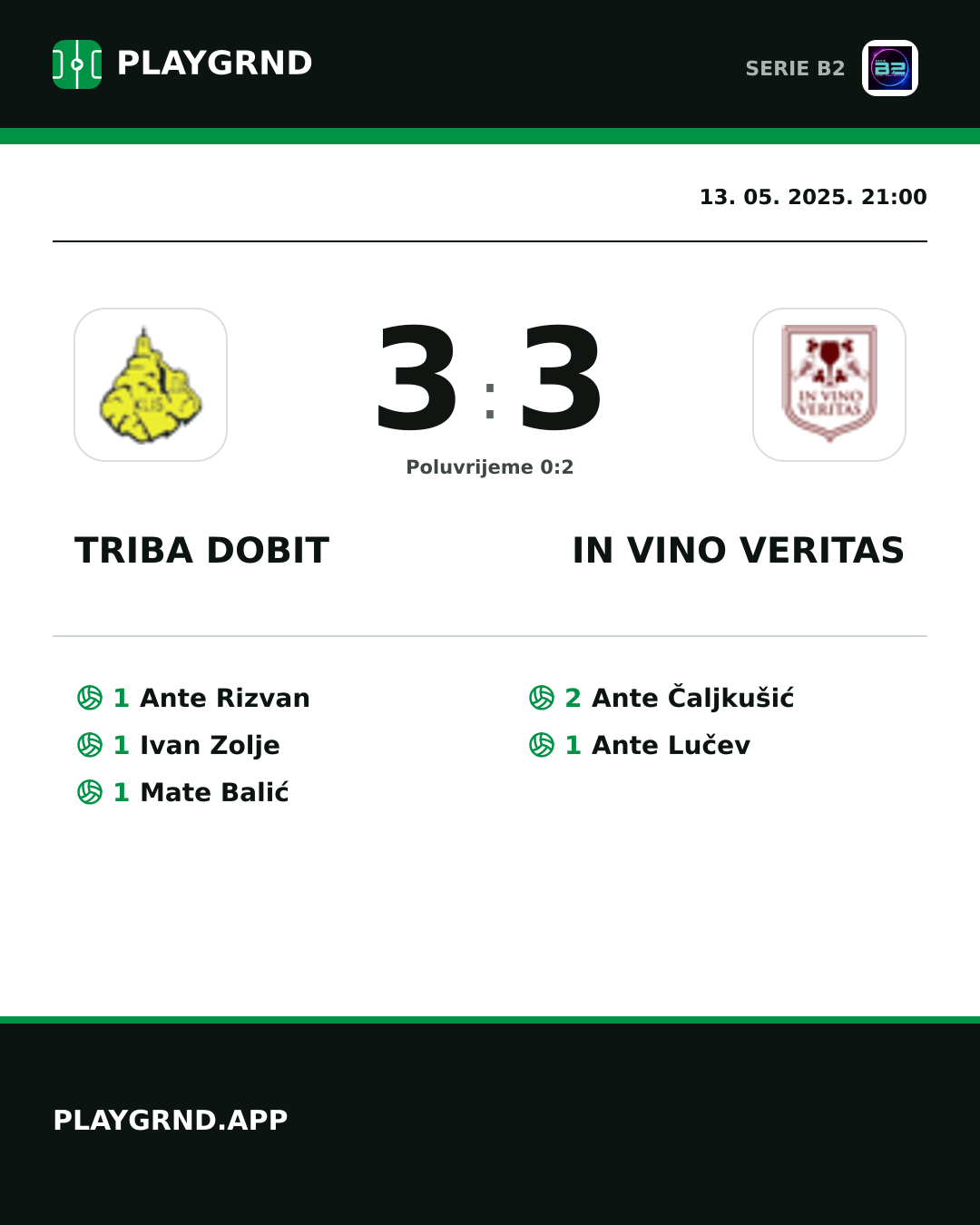 Instagram slika: Triba Dobit 3:3 IN Vino Veritas