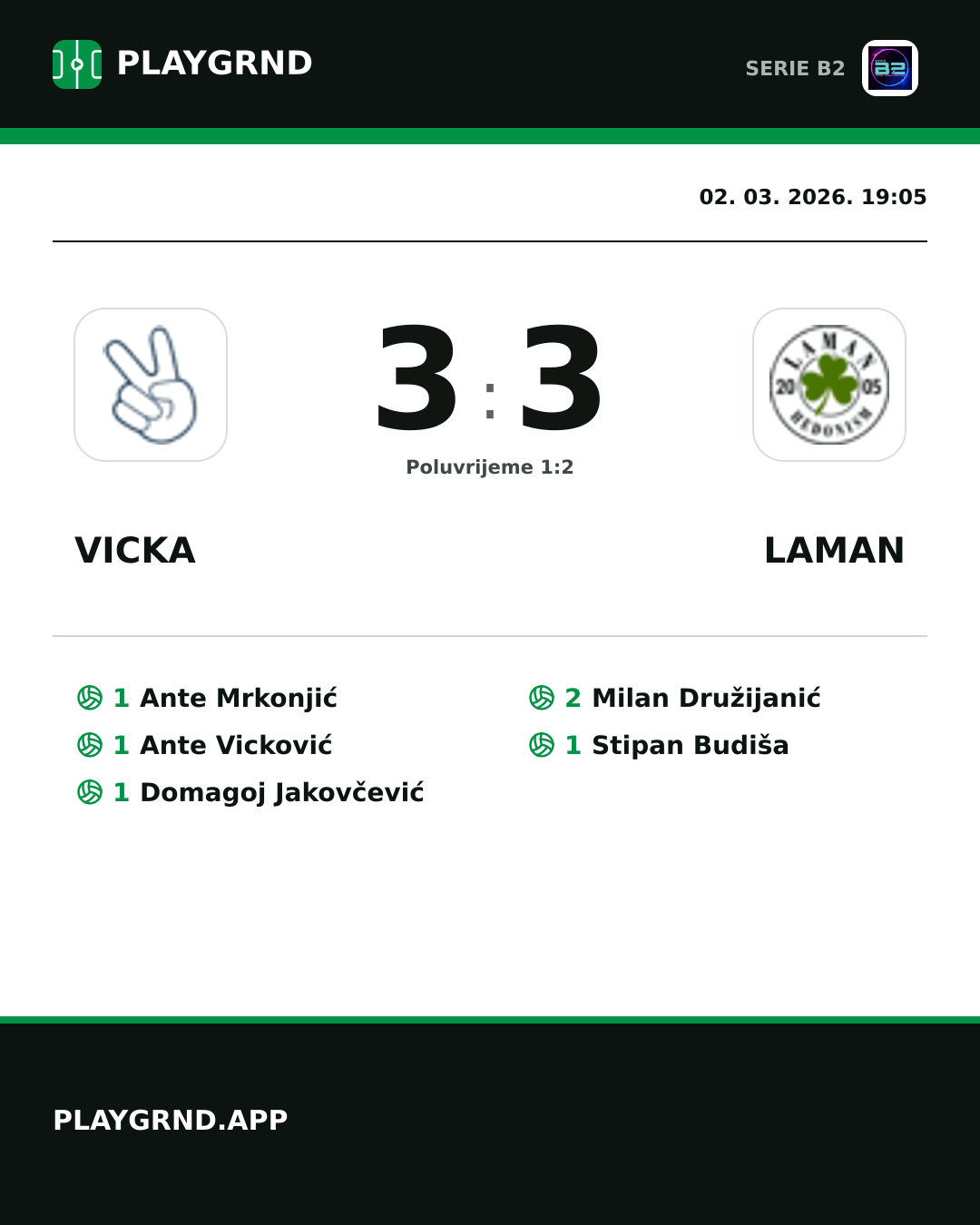 Instagram slika: Vicka 3:3 Laman