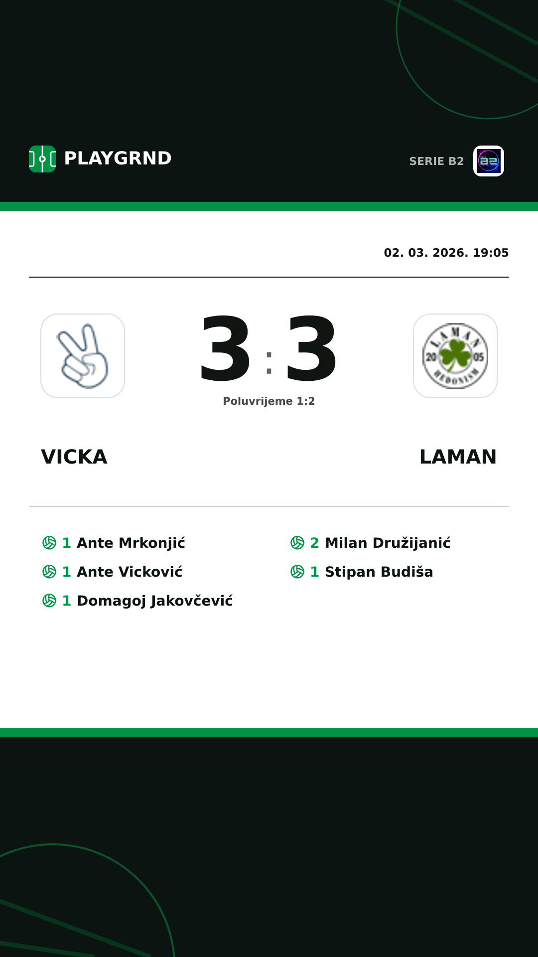 Instagram slika: Vicka 3:3 Laman