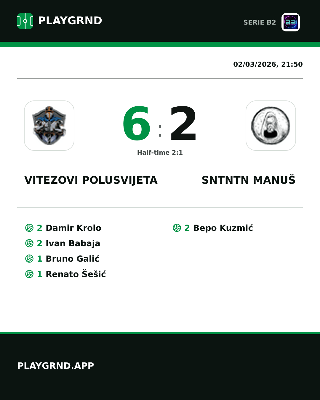 Instagram artwork: Vitezovi Polusvijeta 6:2 Sntntn Manuš
