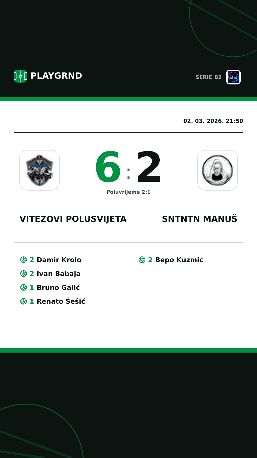 Instagram slika: Vitezovi Polusvijeta 6:2 Sntntn Manuš