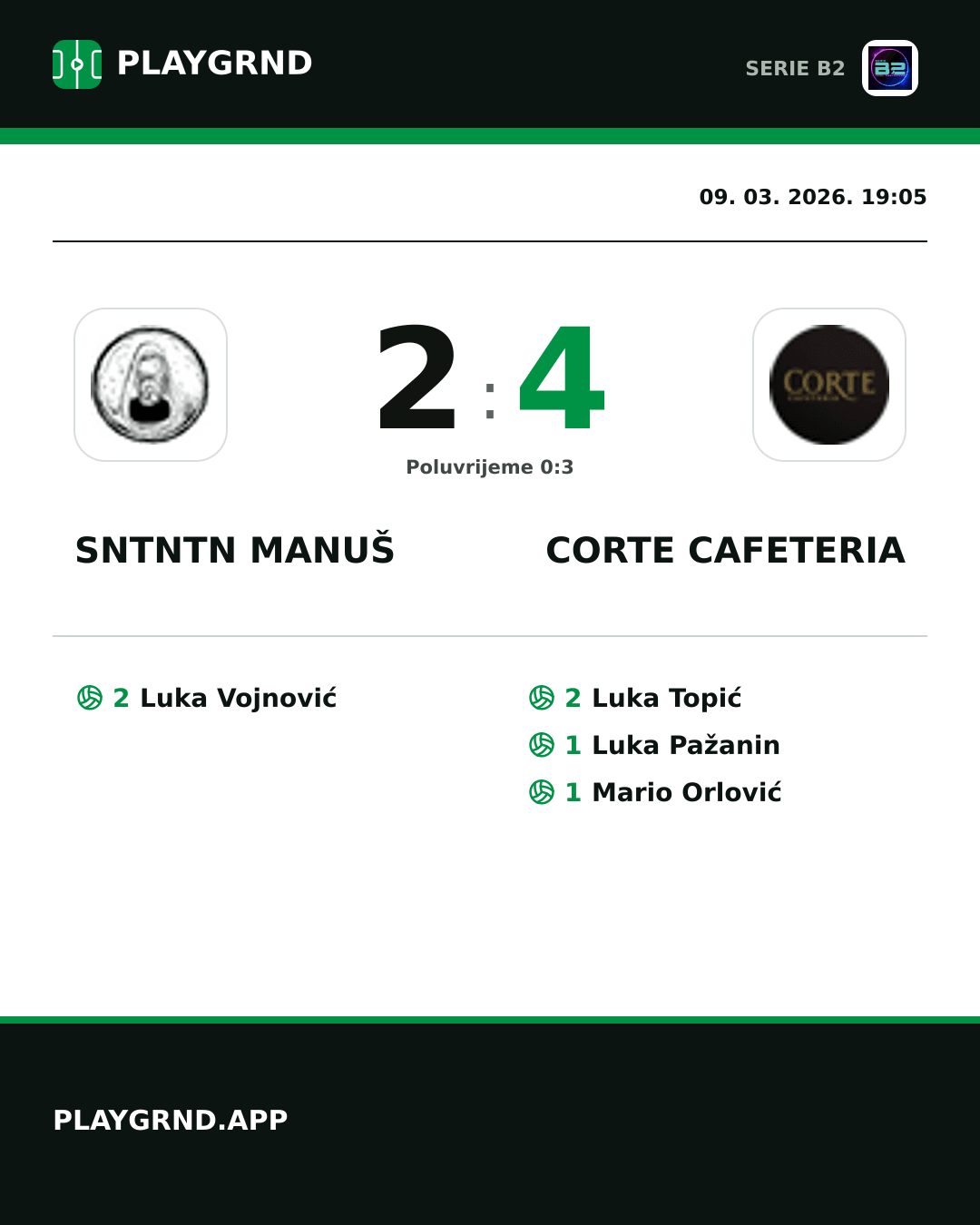 Instagram slika: Sntntn Manuš 2:4 Corte Cafeteria