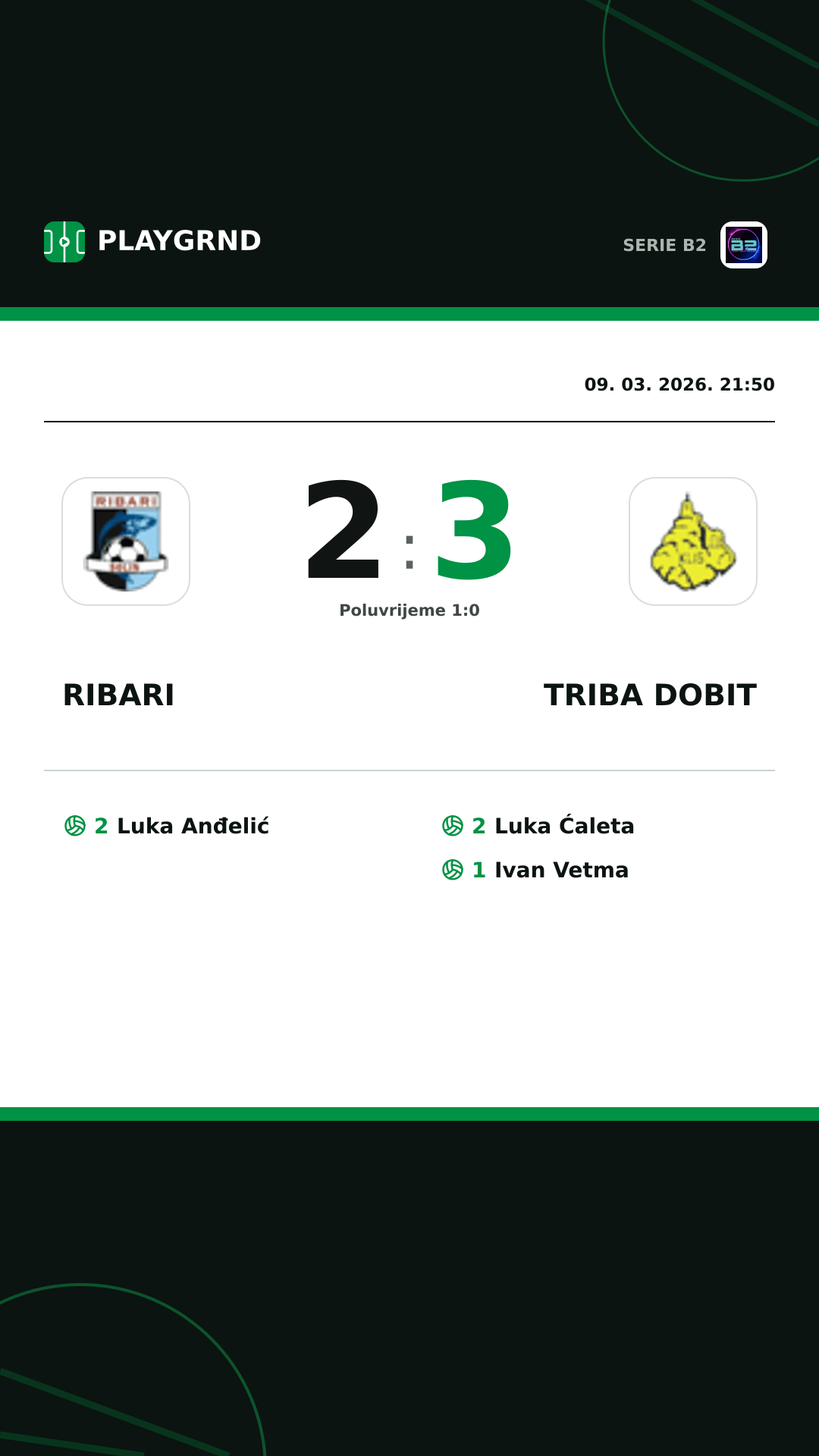 Instagram slika: Ribari 2:3 Triba Dobit