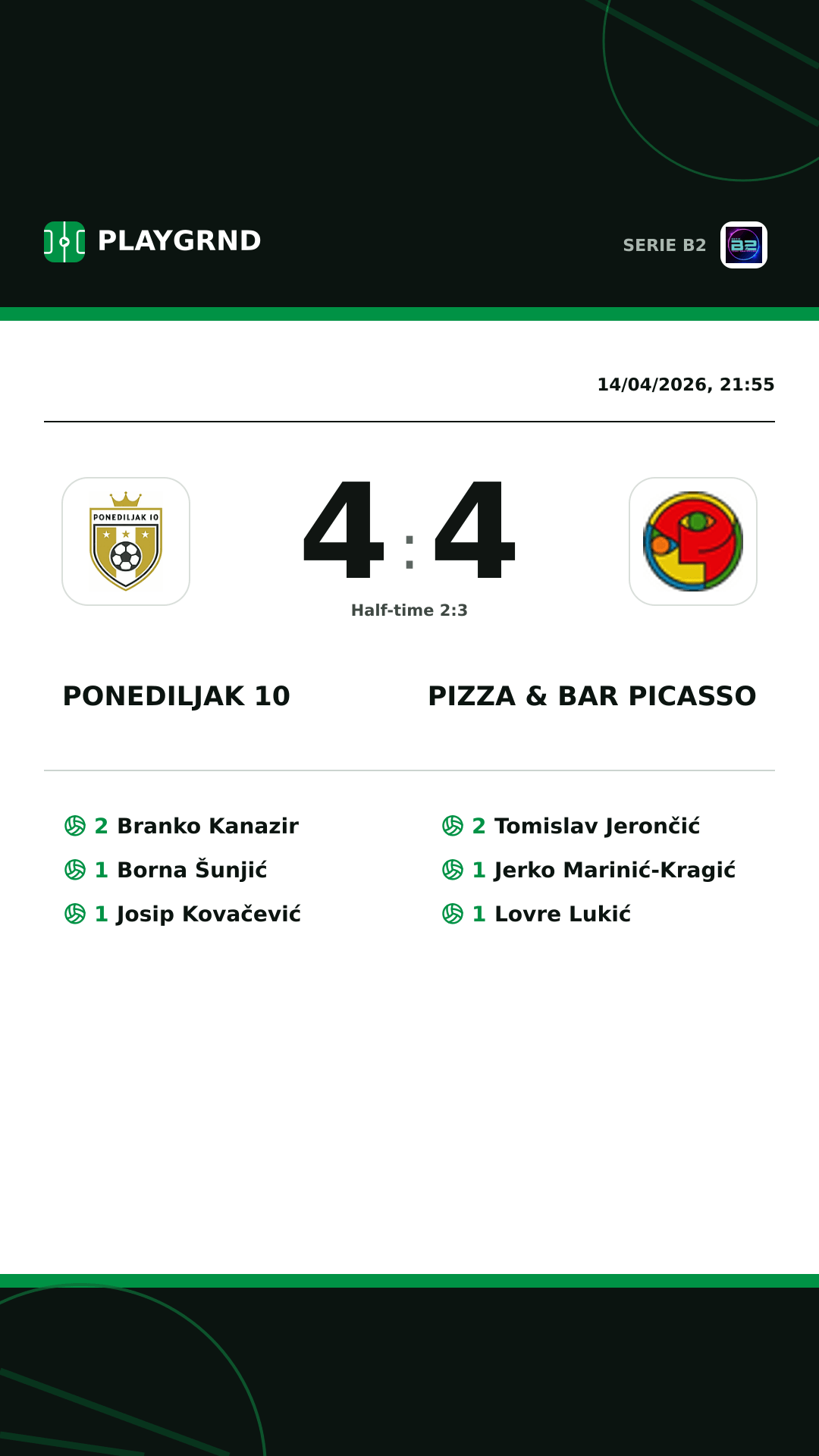 Instagram artwork: Ponediljak 10 4:4 Pizza & Bar Picasso