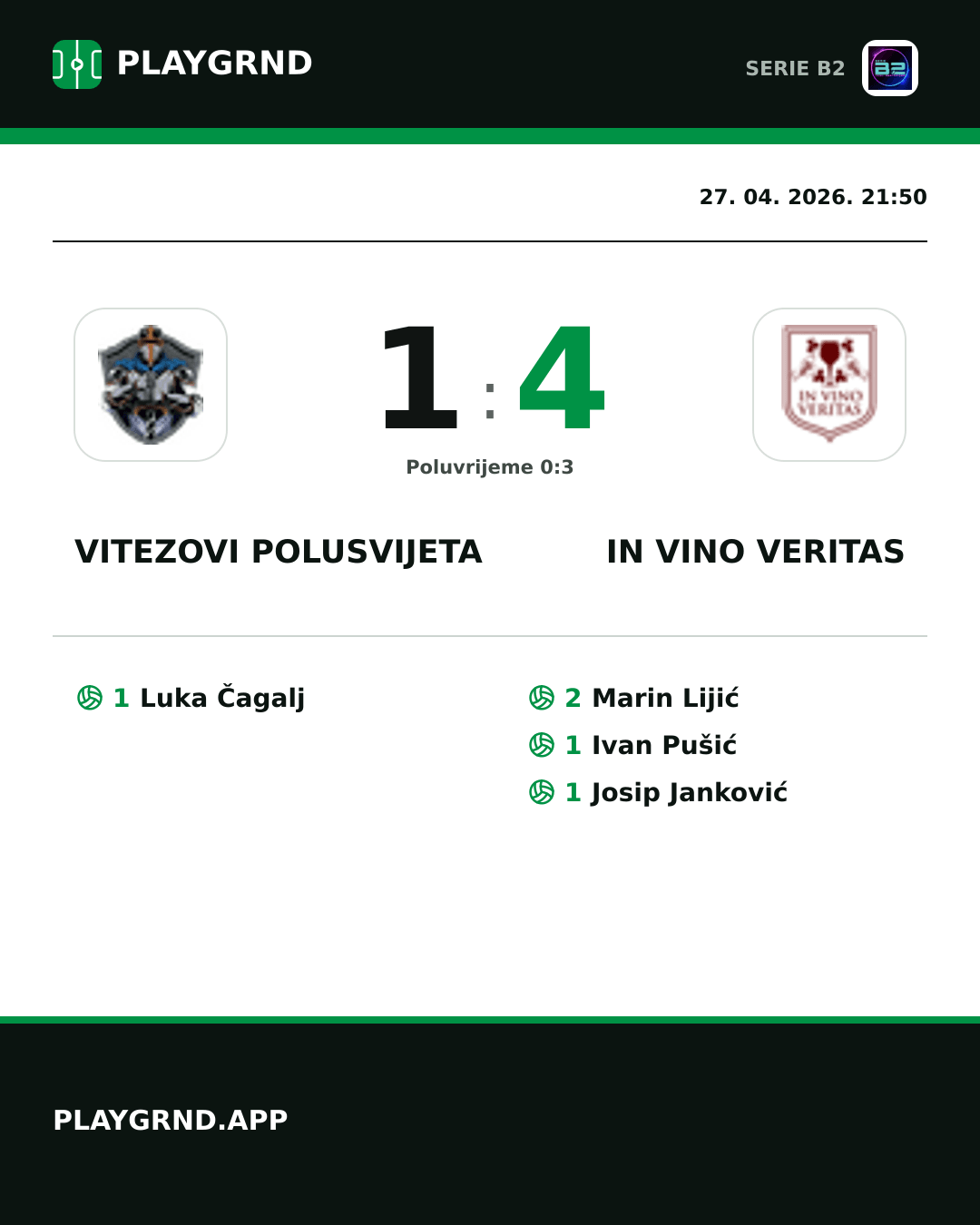 Instagram slika: Vitezovi Polusvijeta 1:4 IN Vino Veritas