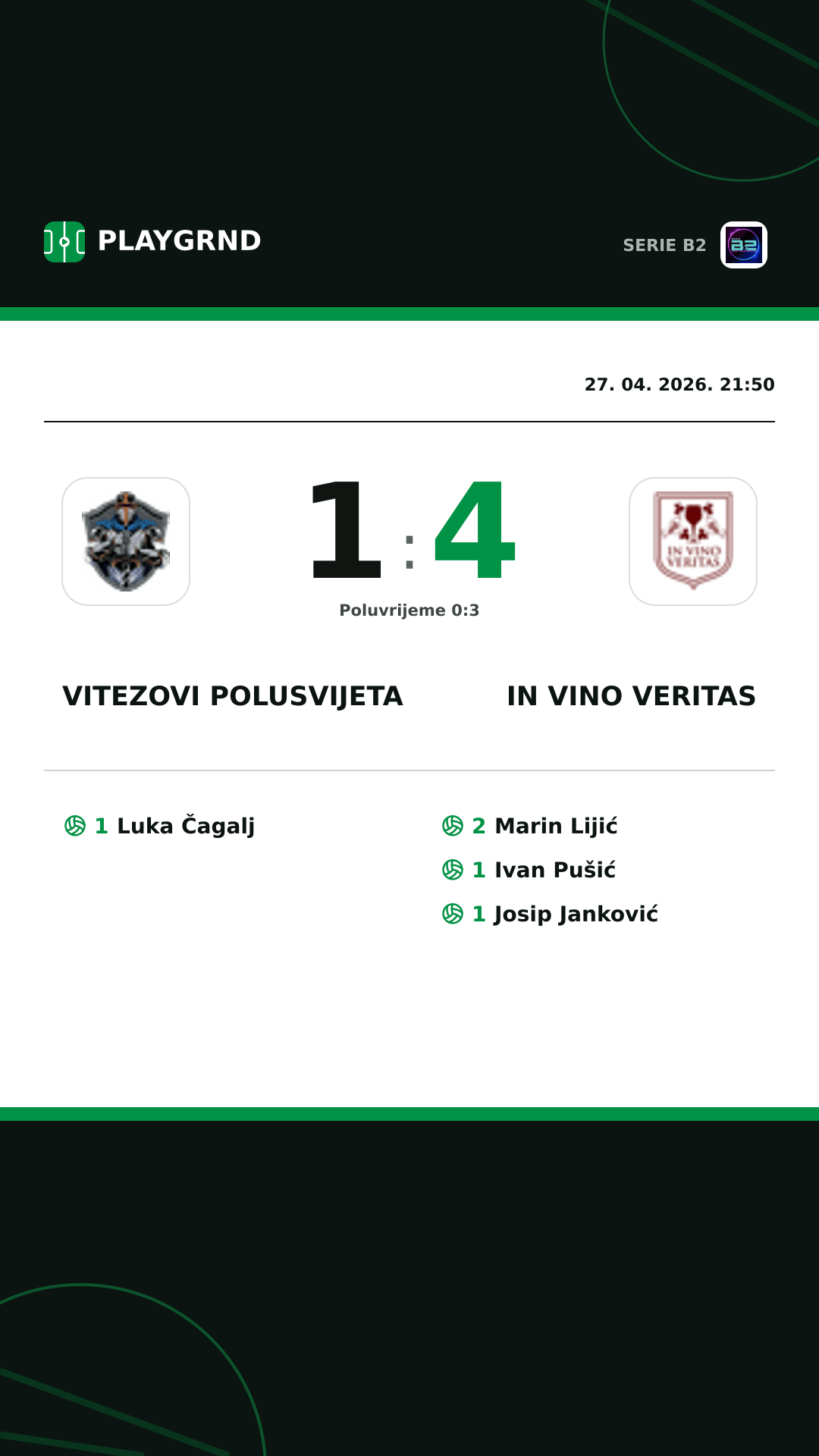 Instagram slika: Vitezovi Polusvijeta 1:4 IN Vino Veritas