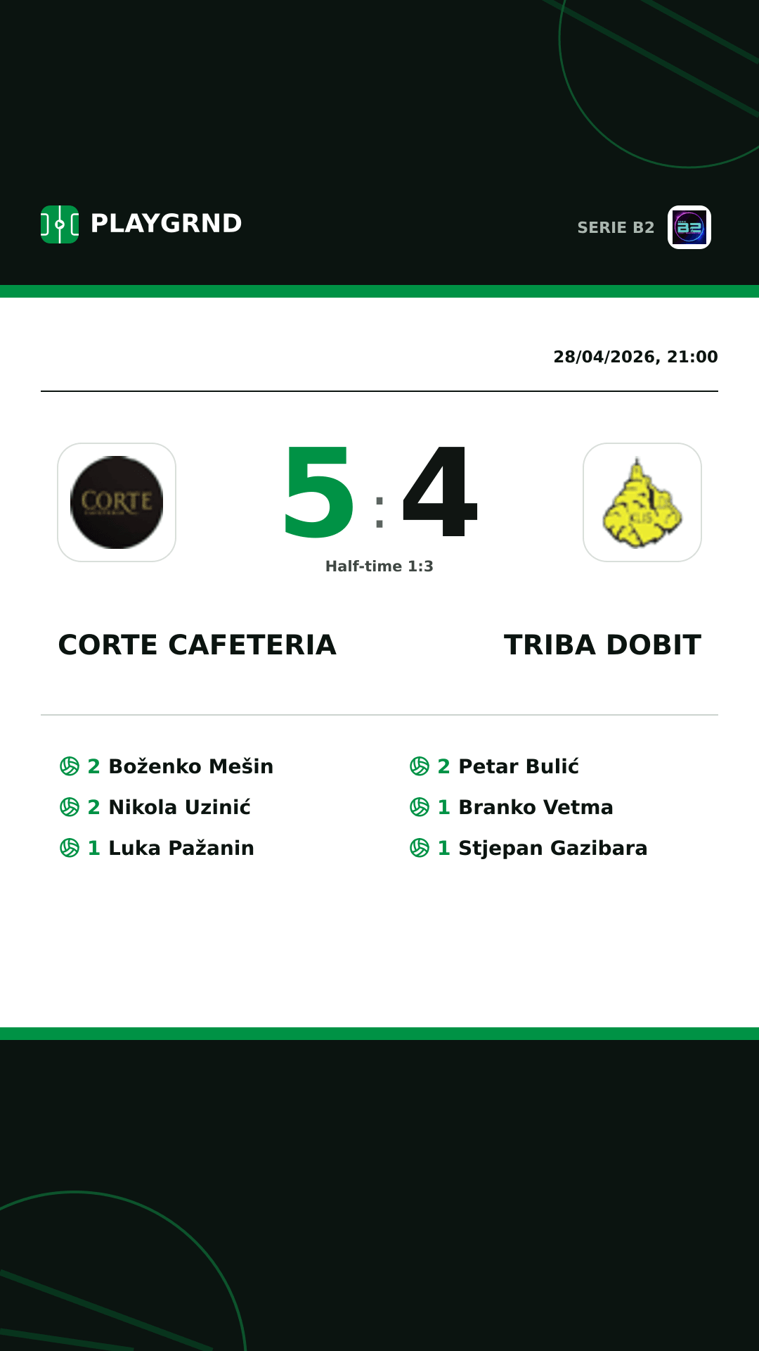 Instagram artwork: Corte Cafeteria 5:4 Triba Dobit