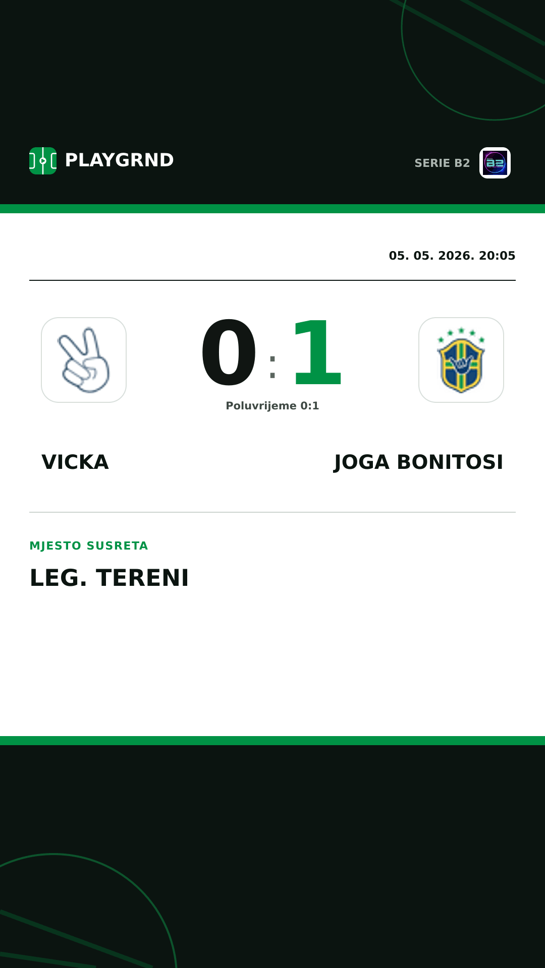 Instagram slika: Vicka 0:1 Joga Bonitosi