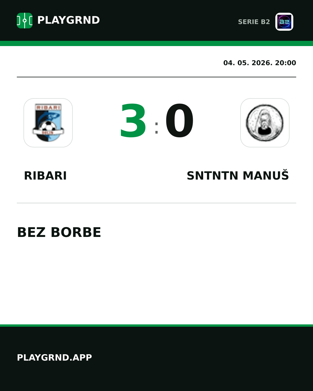 Instagram slika: Ribari 3:0 Sntntn Manuš